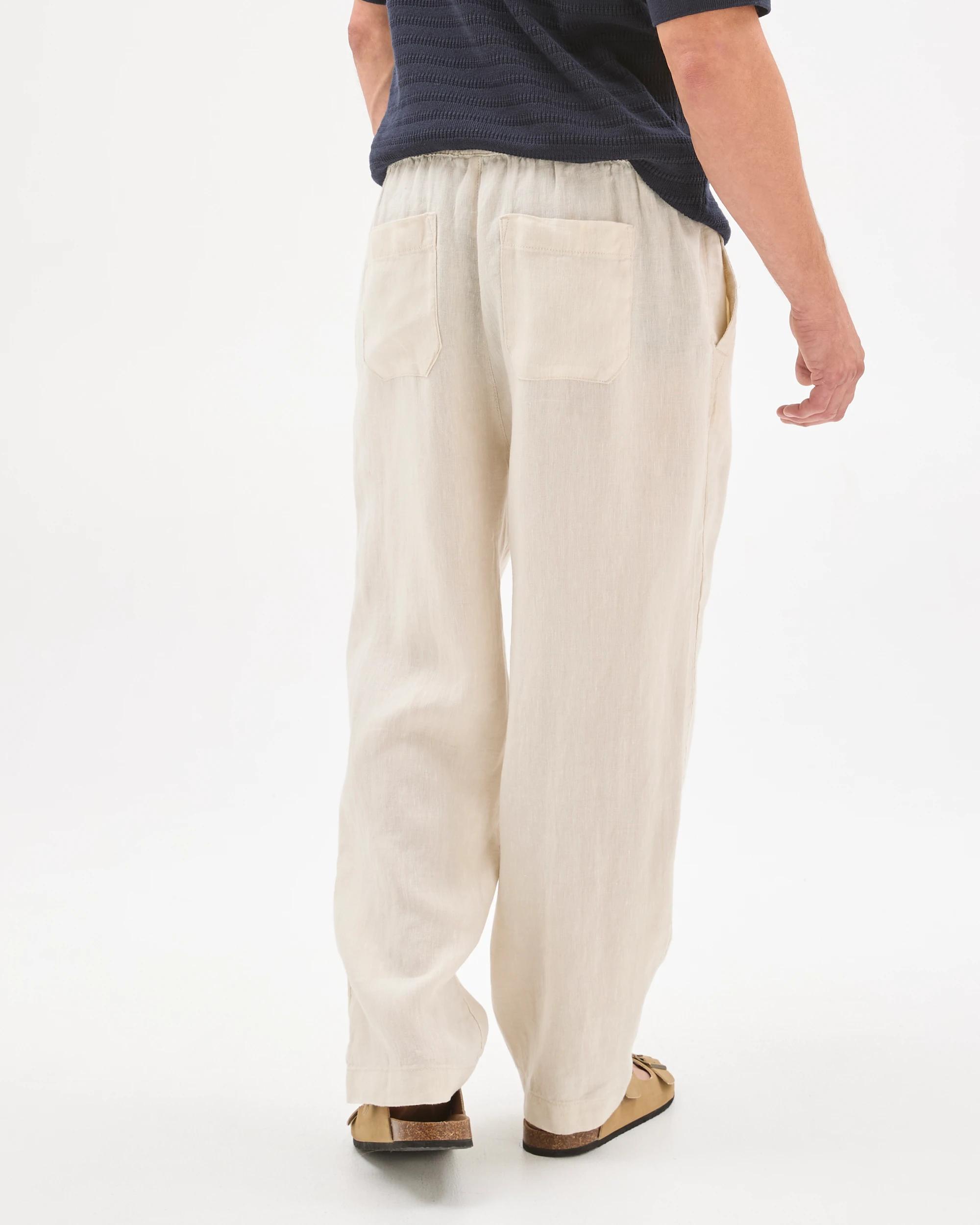 5 Target Man European Linen Wide Leg Pants STONE, 5 of 5