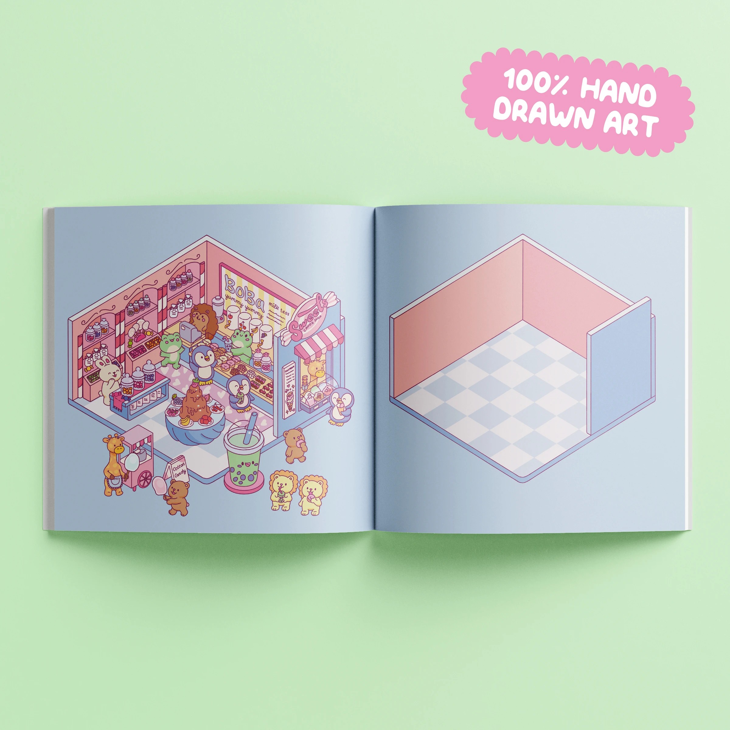 5 Cosy Sticker Worlds: Village Vibes - Book, 5 of 6