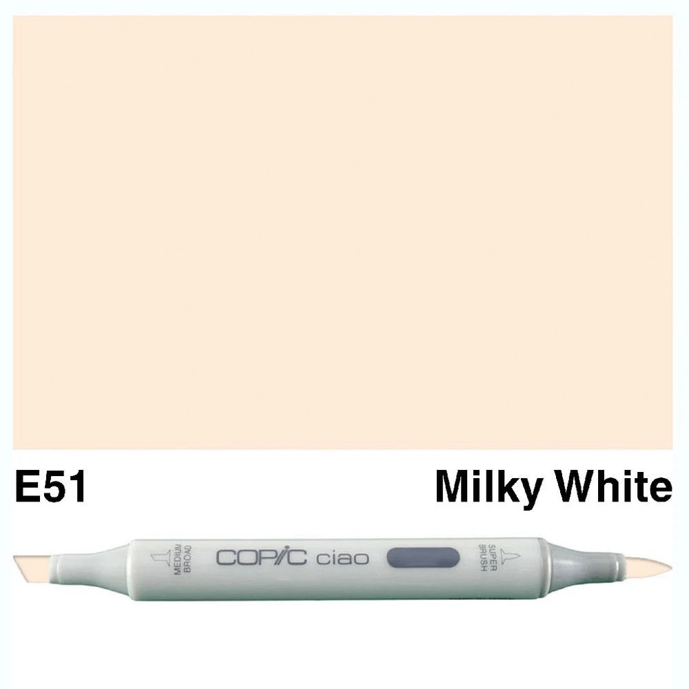 3 Copic Ciao Dual Nib Marker E51 Milky White, 3 of 3