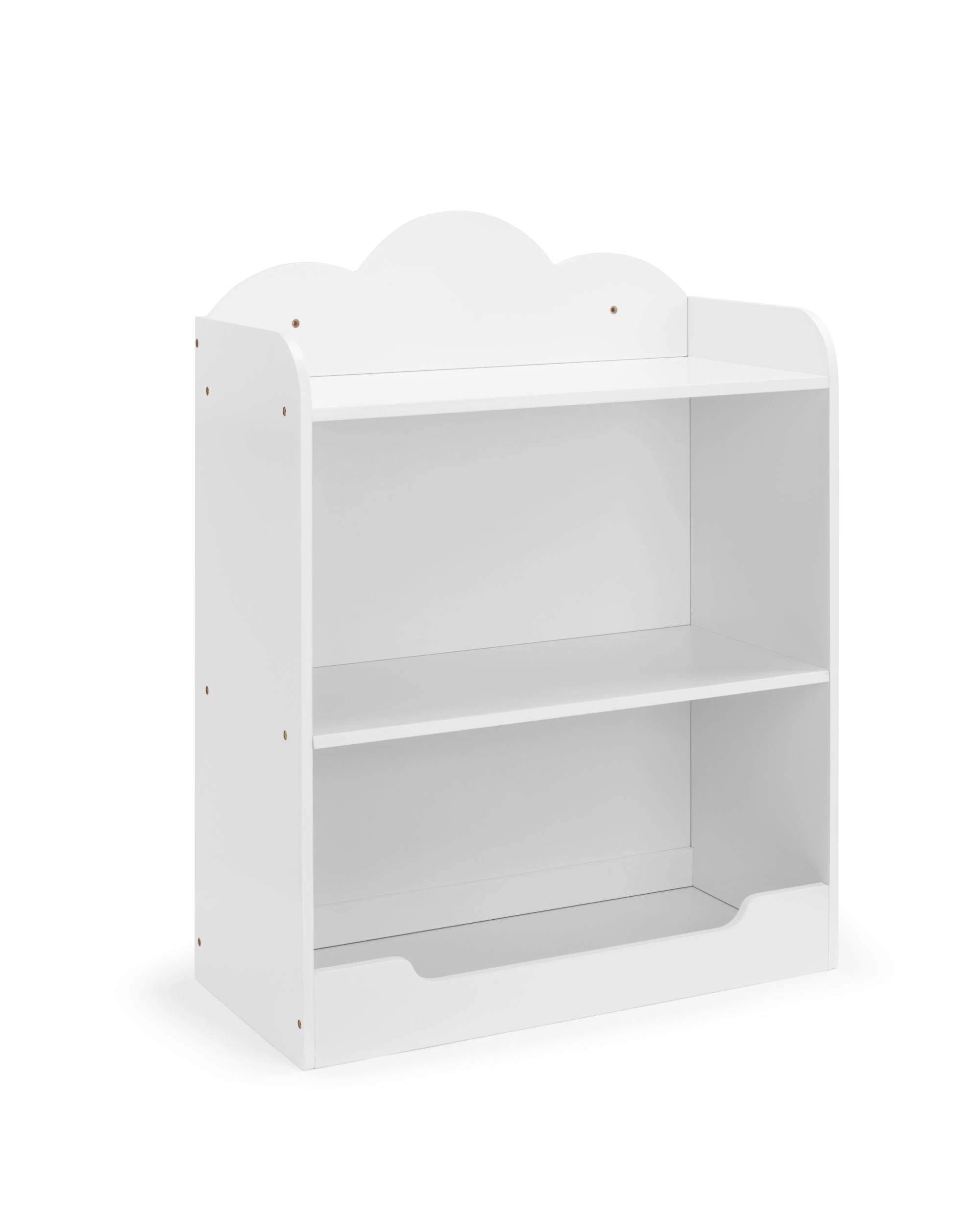 1 Kodu Kids Bookcase Bookshelf Open Shelving 3 Levels - White, 1 of 7