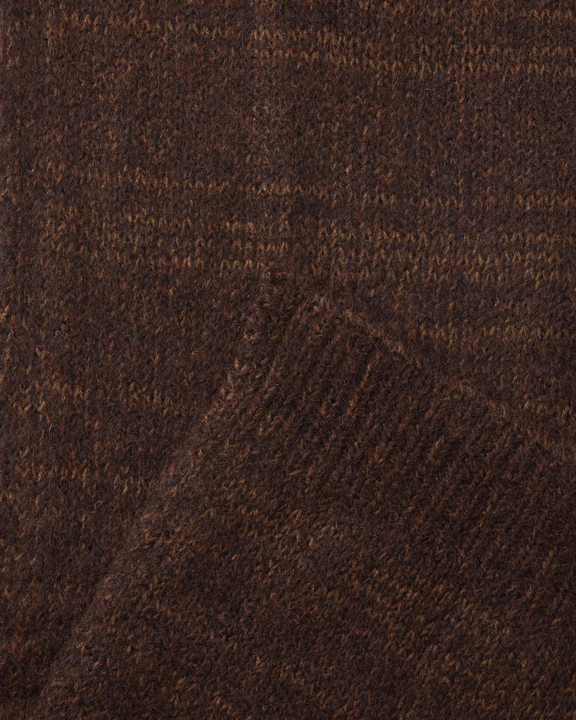 2 Chunky Knit Scarf Choc Plum, 2 of 3