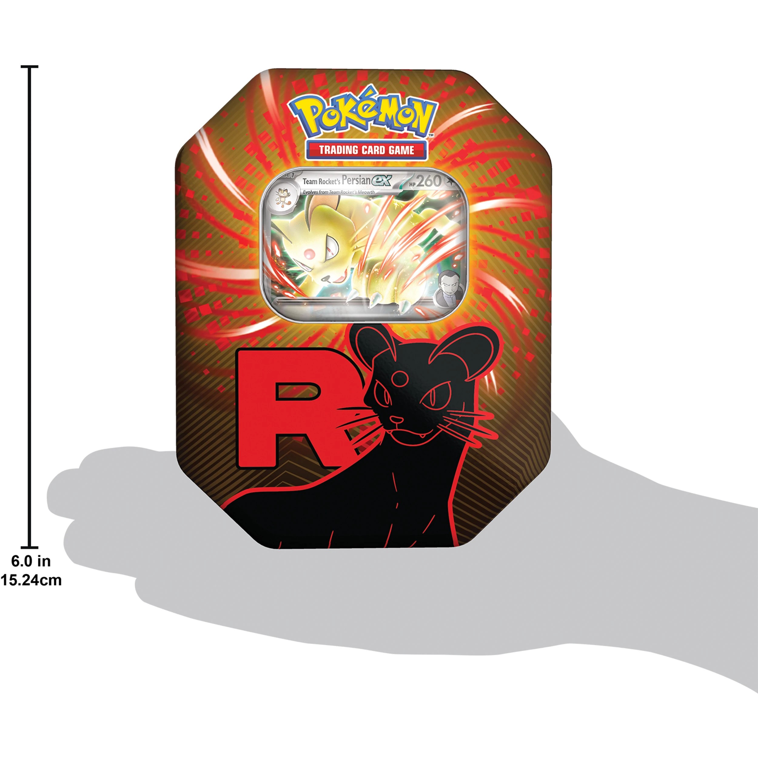 5 Pokemon Trading Card Game: Team Rocket Tin - Assorted, 5 of 8