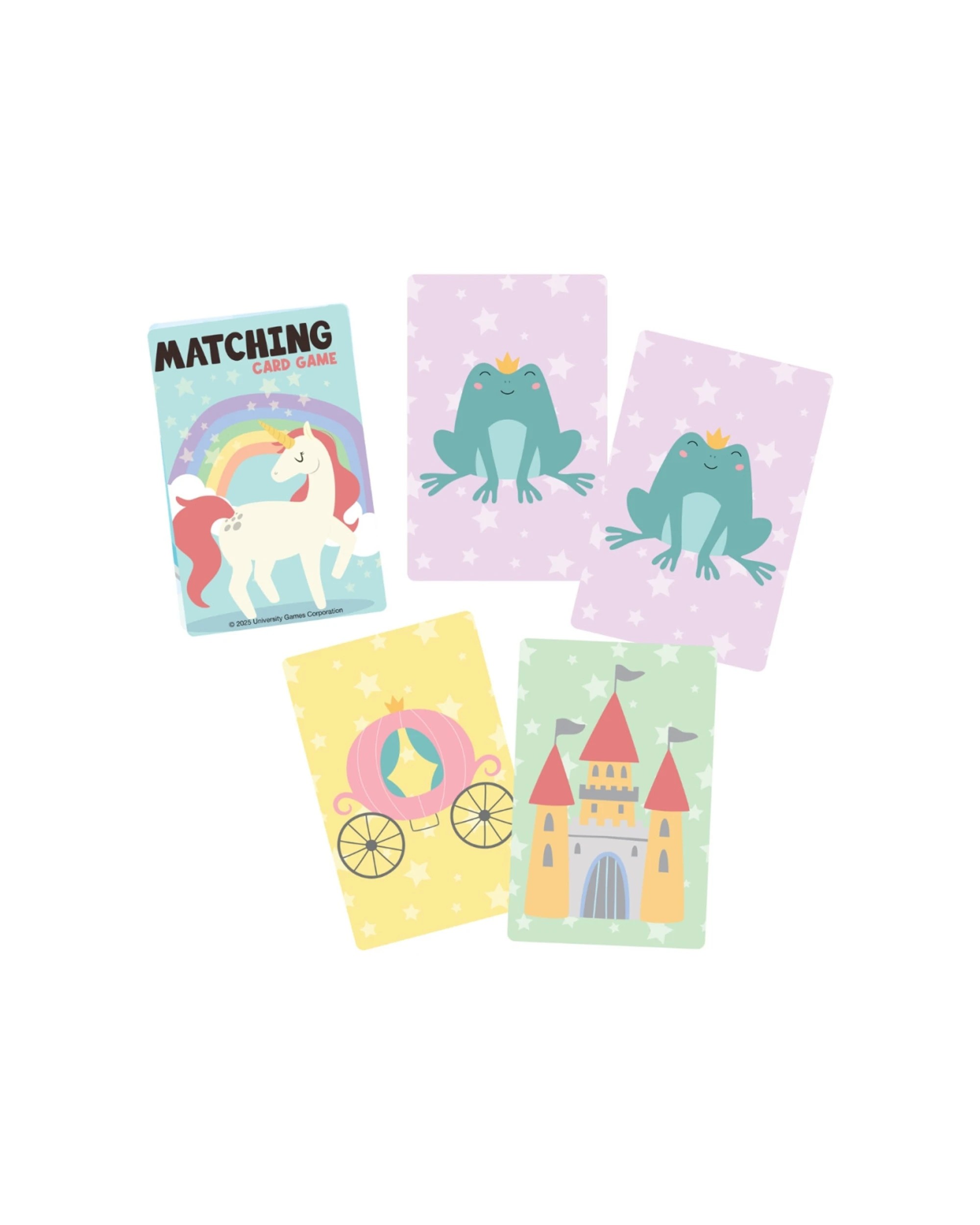 2 University Games Unicorn Matching Kids Card Game Jumbo Cards 2 Players 4y+ - Multi, 2 of 3