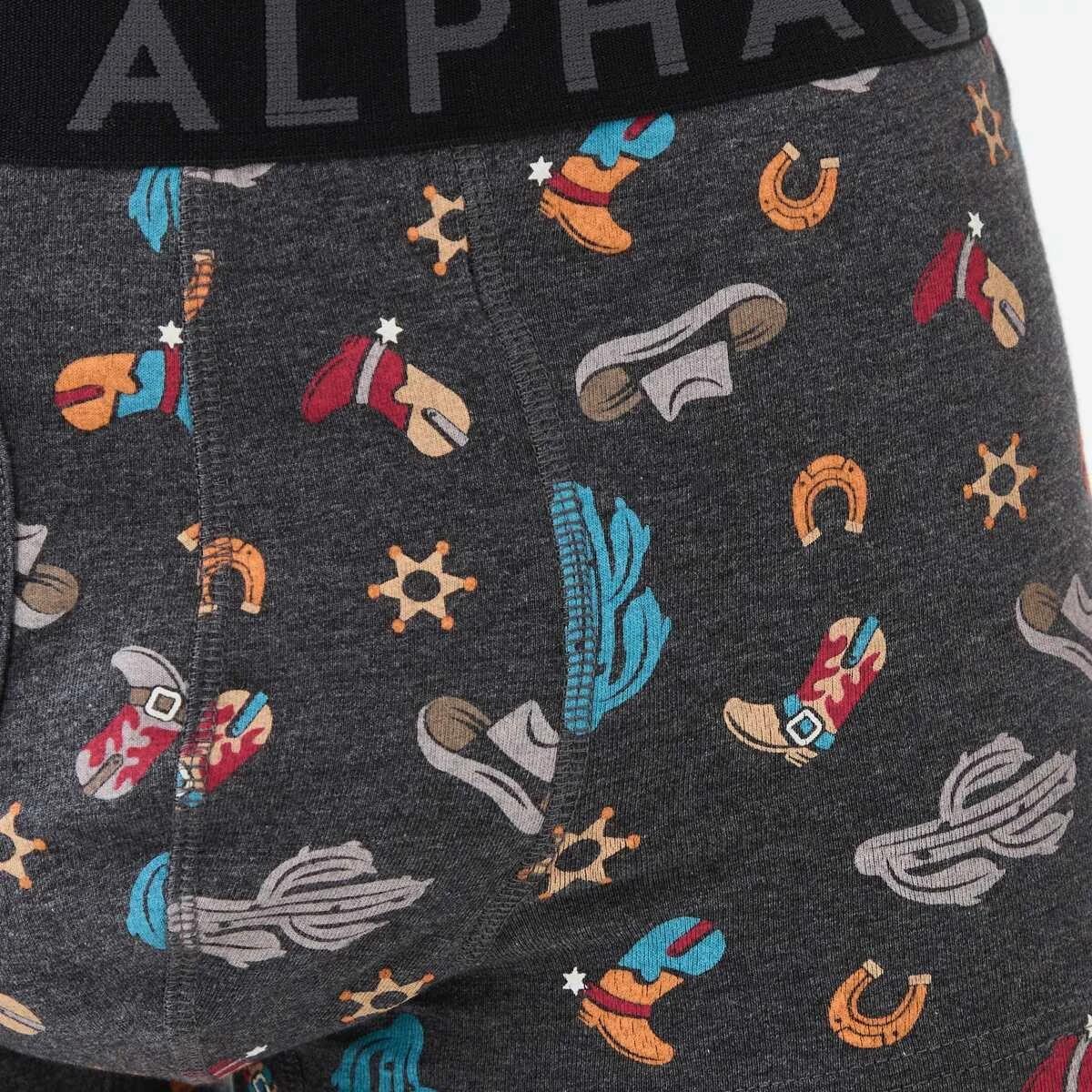 8 3 Pack Fly Front Print Trunks Yee Haw, 8 of 8