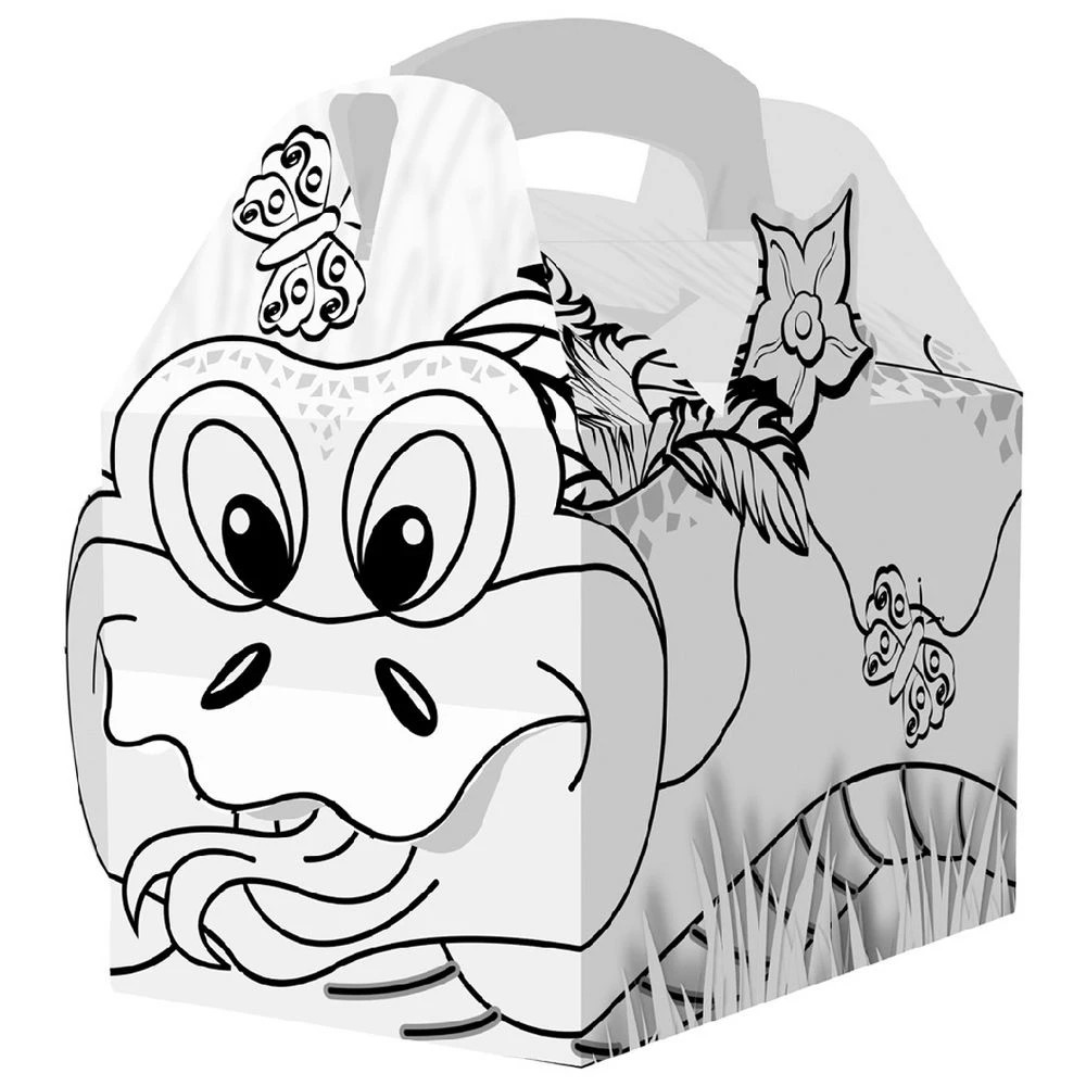 7 Colpac Kids Mealbox Colour-in Jungle 25 Pack, 7 of 9