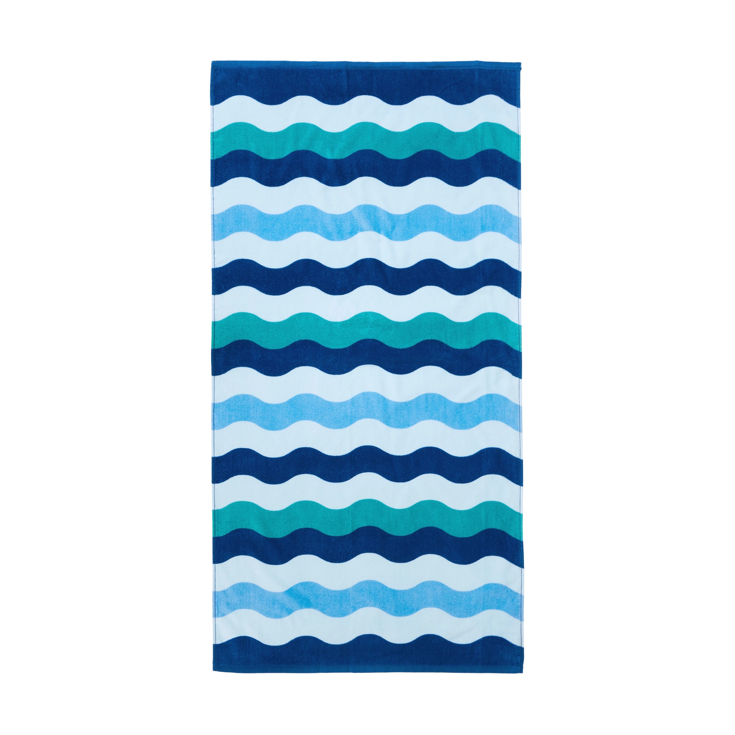 1 Australian Cotton Beach Towel - Wave, 1 of 6
