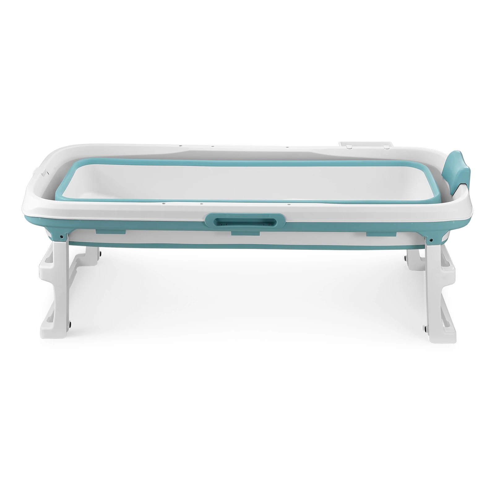 9 LUXSUITE Large Bath Tub Soaking Water Bathtub Spa Shower Foldable Portable Bathroom Freestanding Collapsible Modern Baby, 9 of 10