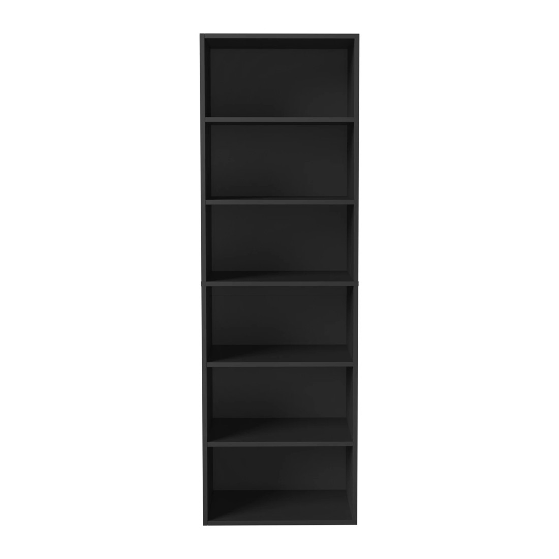 6 Oikiture Wardrobe Shelf Unit Clothes Storage Cabinet 6 Shelves Organiser
 - Black, 6 of 10