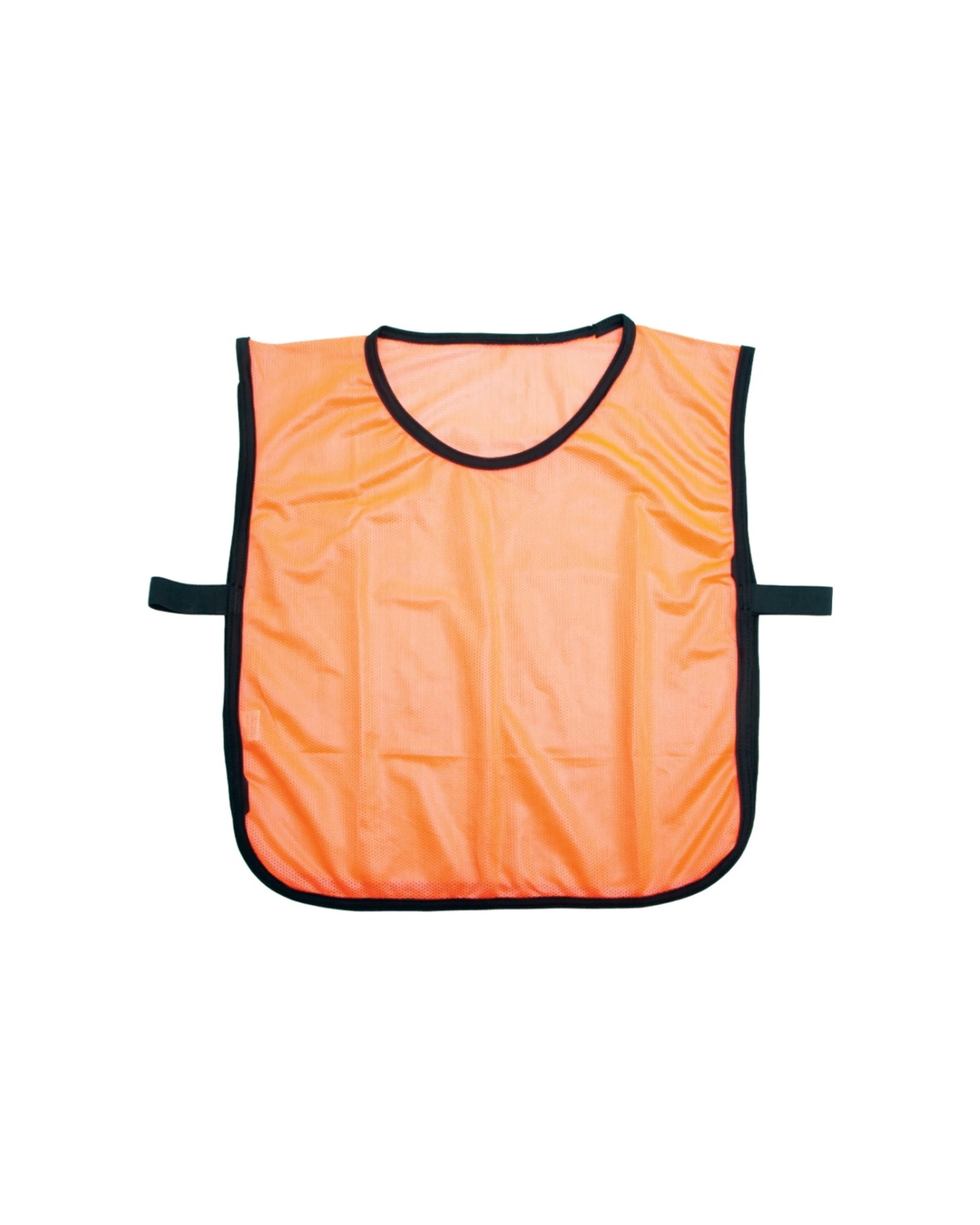 1 Victor Sports Lightweight Fitness Training Mesh Tab Bibs Polyester Small - Orange, 1 of 1