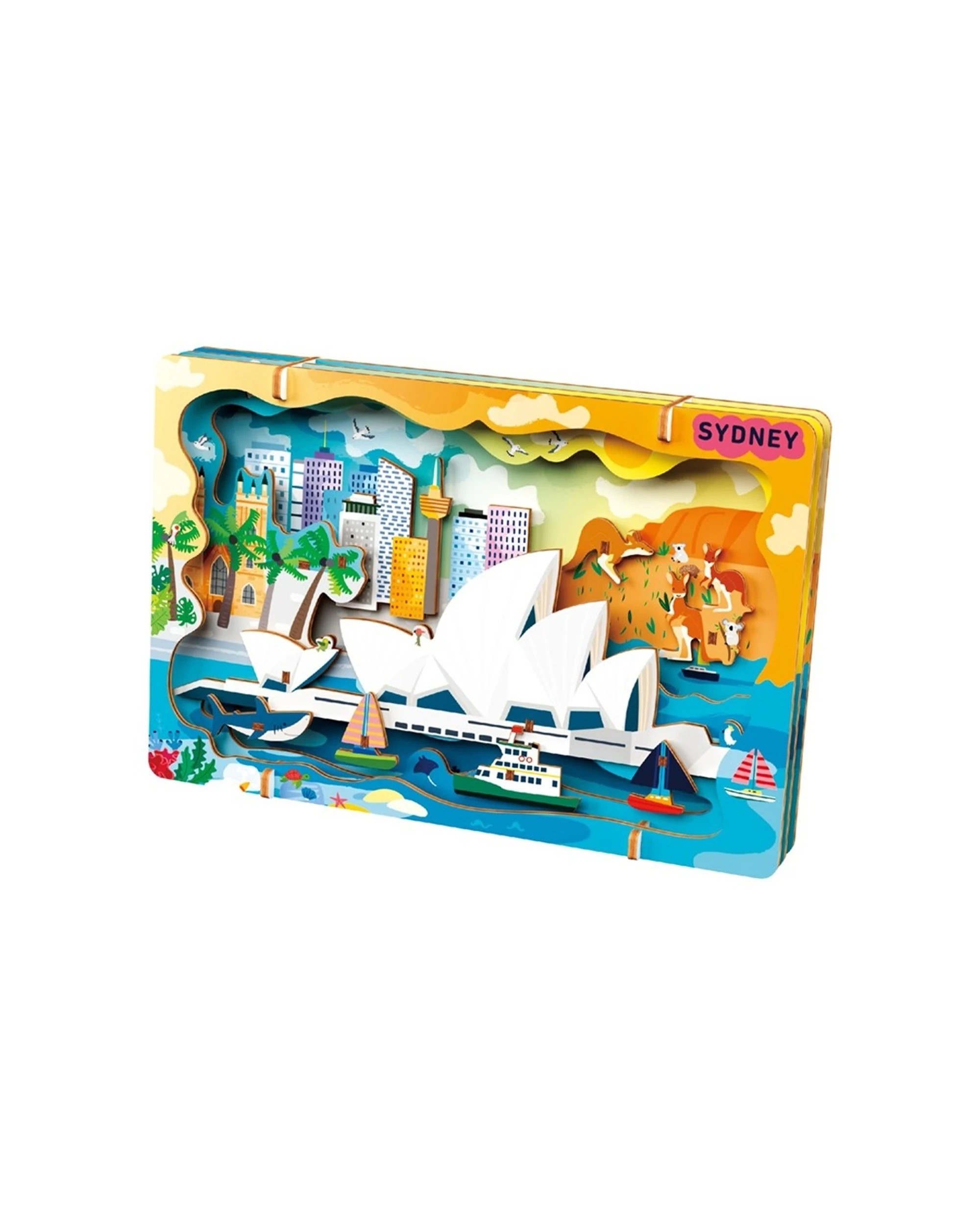 3 Avenir Create My 3D Cityscape Wooden Puzzle Construction Kids Toy Sydney, 3 of 3