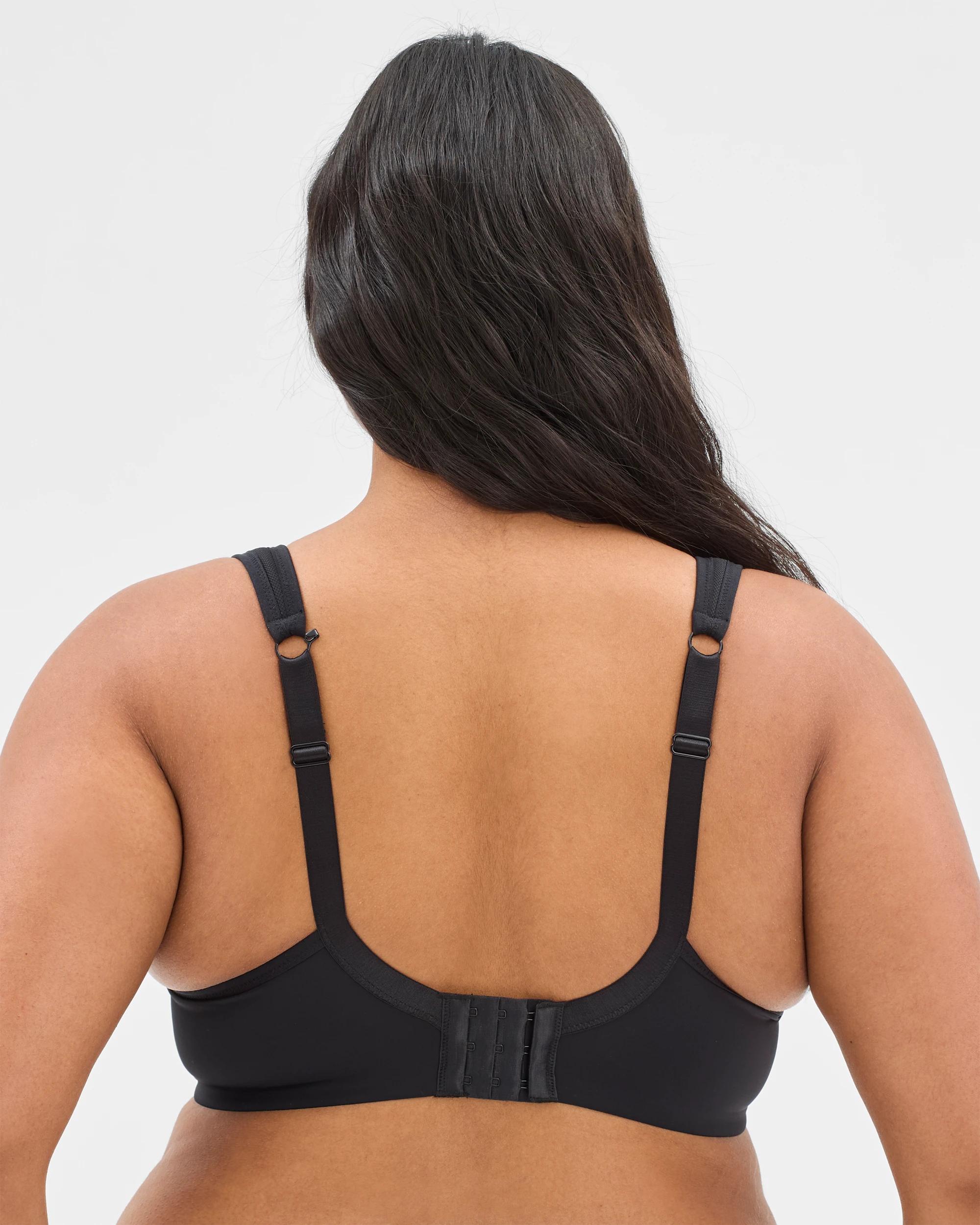 2 Target Womens Ashley Fuller Figure High Impact Underwire Sports Bra BLACK, 2 of 2