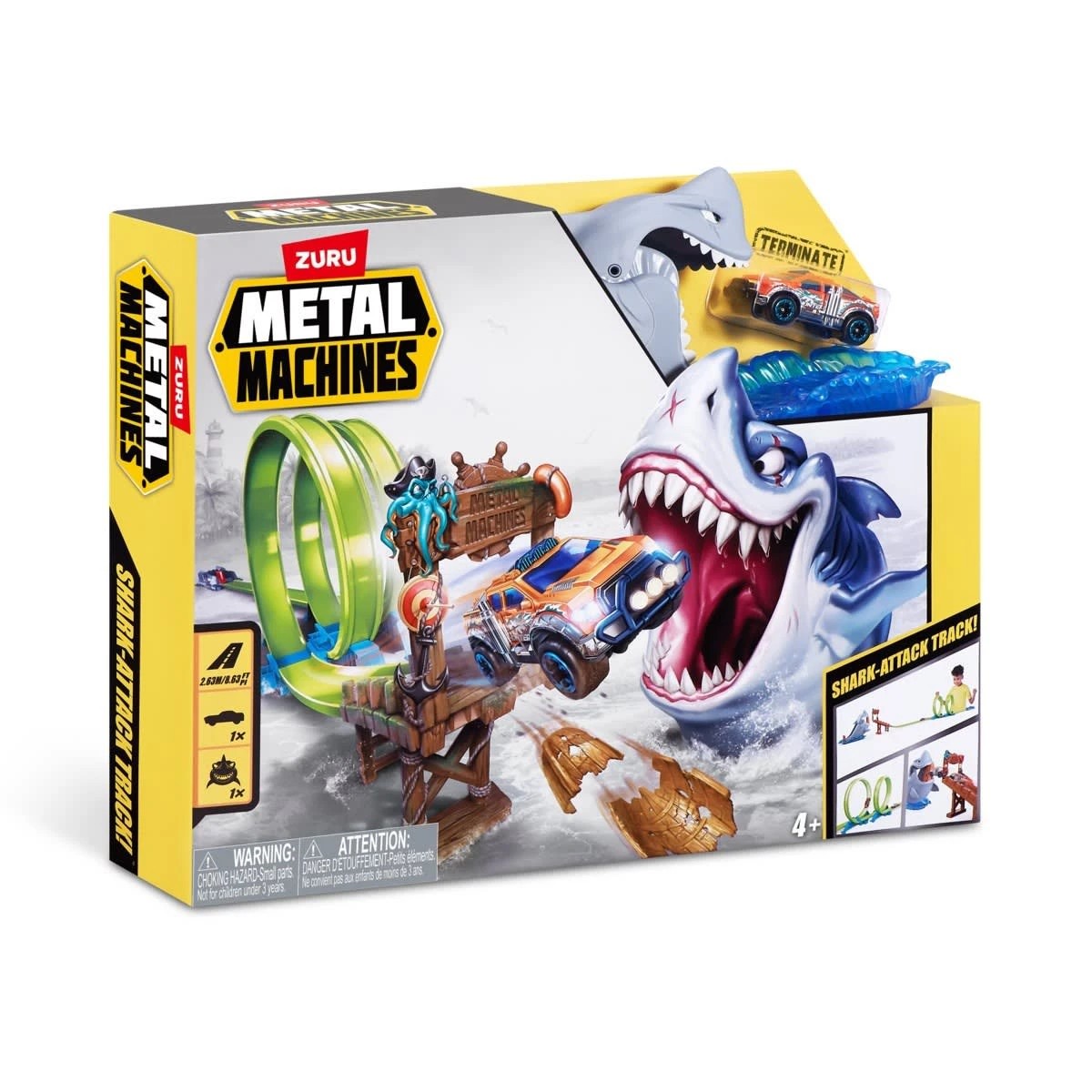 2 Zuru Metal Machines Shark Attack Track, 2 of 9
