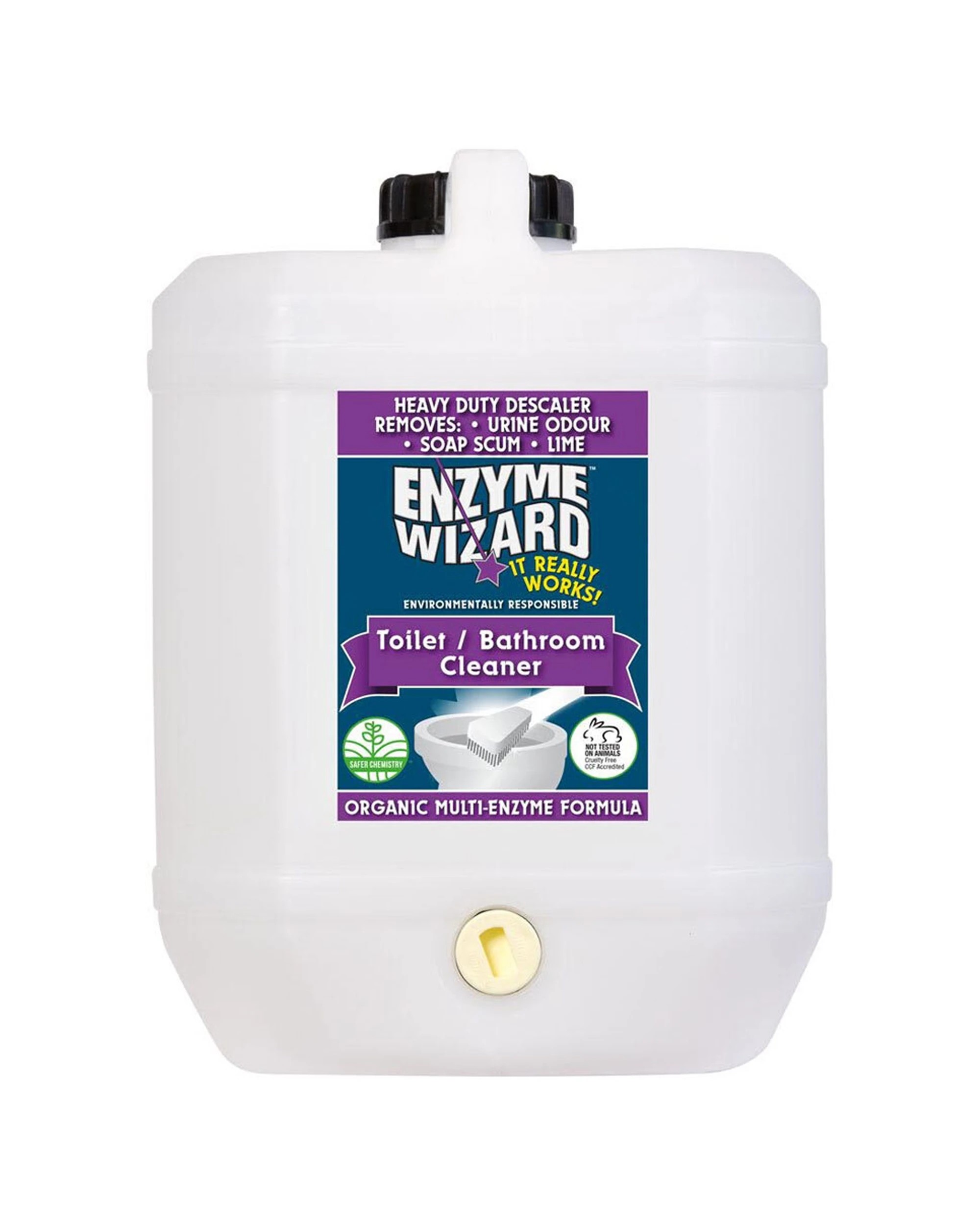 1 Enzyme Wizard Toilet Bowl Bathroom Cleaner Spray 10L - Multi, 1 of 1