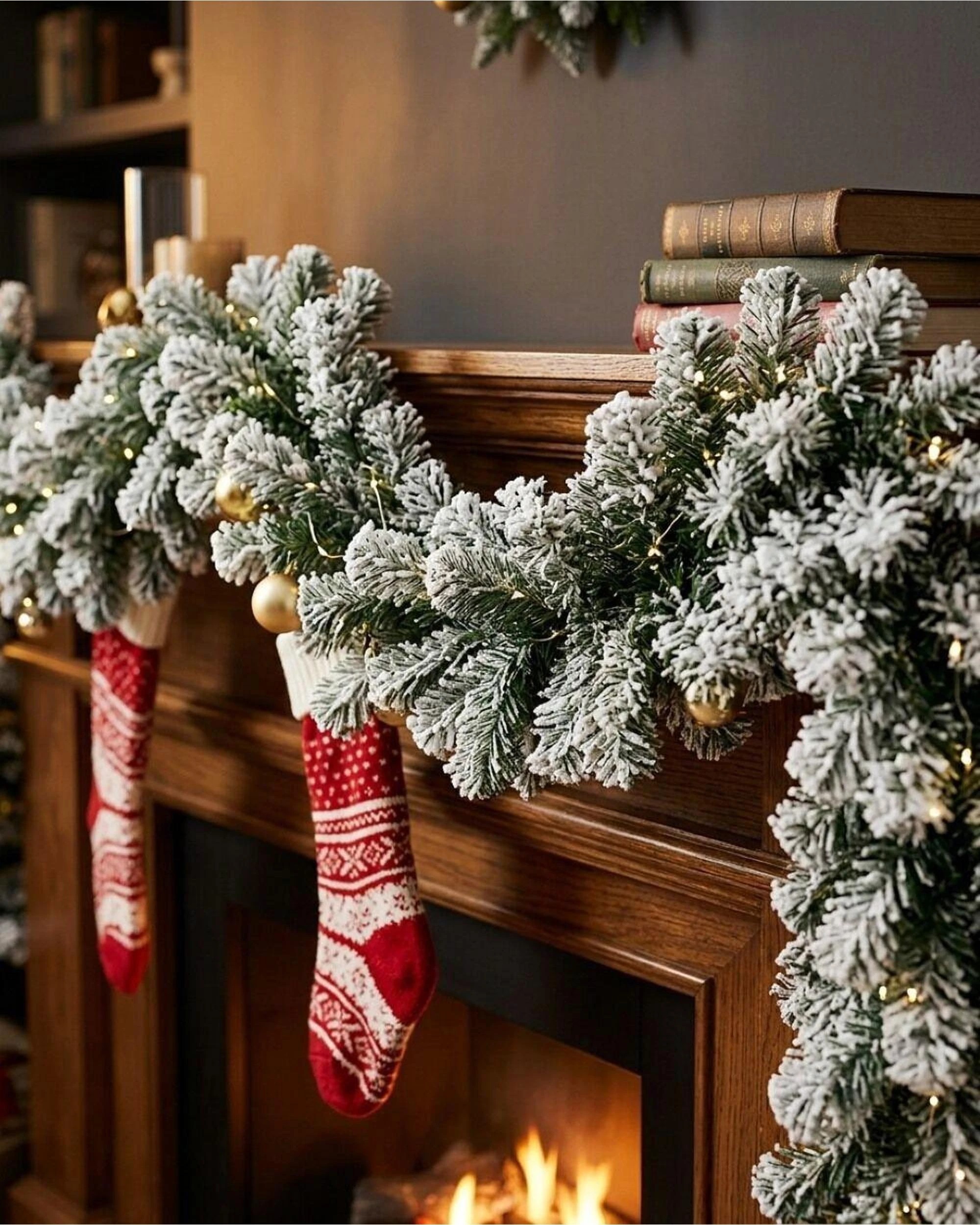Christmas Warehouse 2.7m Dawn White Moderately Flocked Spruce Christmas ...