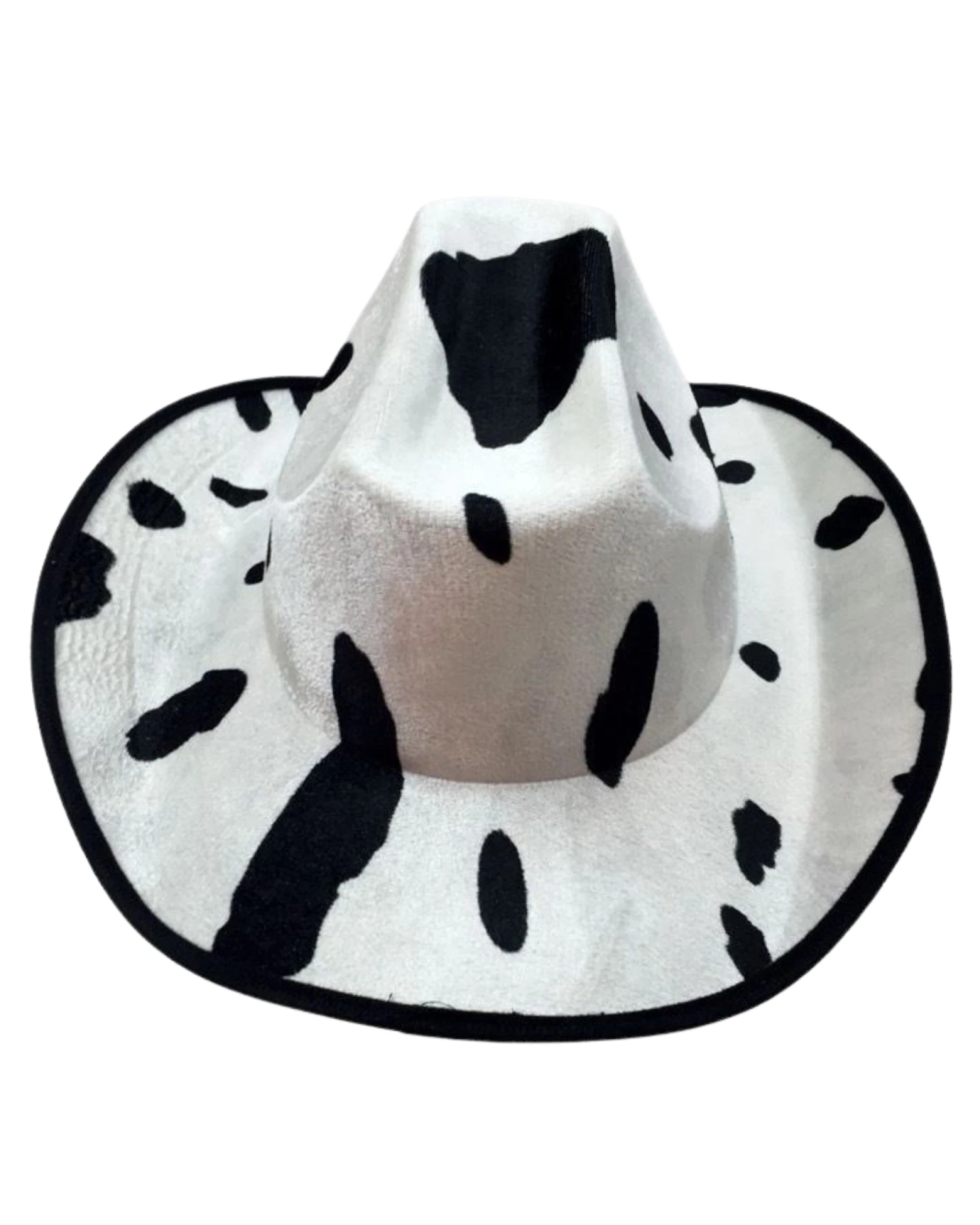 1 BR Costumes Cowboy Hat with Cowhide Print for Wild West Costume Party, 1 of 4