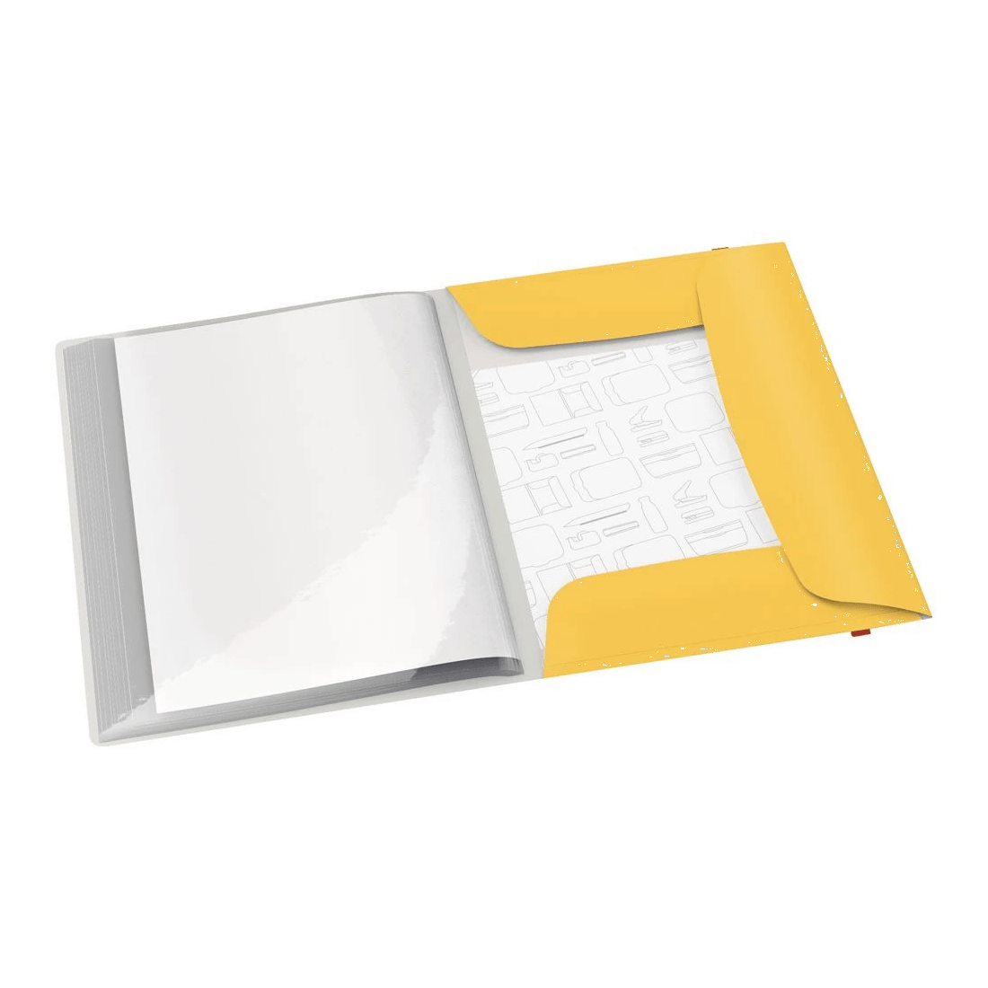 2 Leitz Cosy A4 3-Flap Folder with Display Book Yellow, 2 of 2
