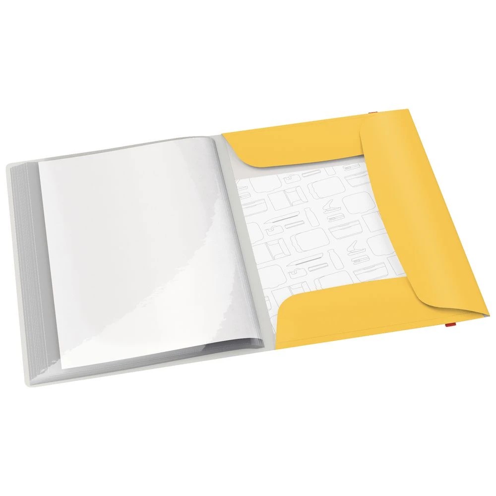 2 Leitz Cosy A4 3-Flap Folder with Display Book Yellow, 2 of 2