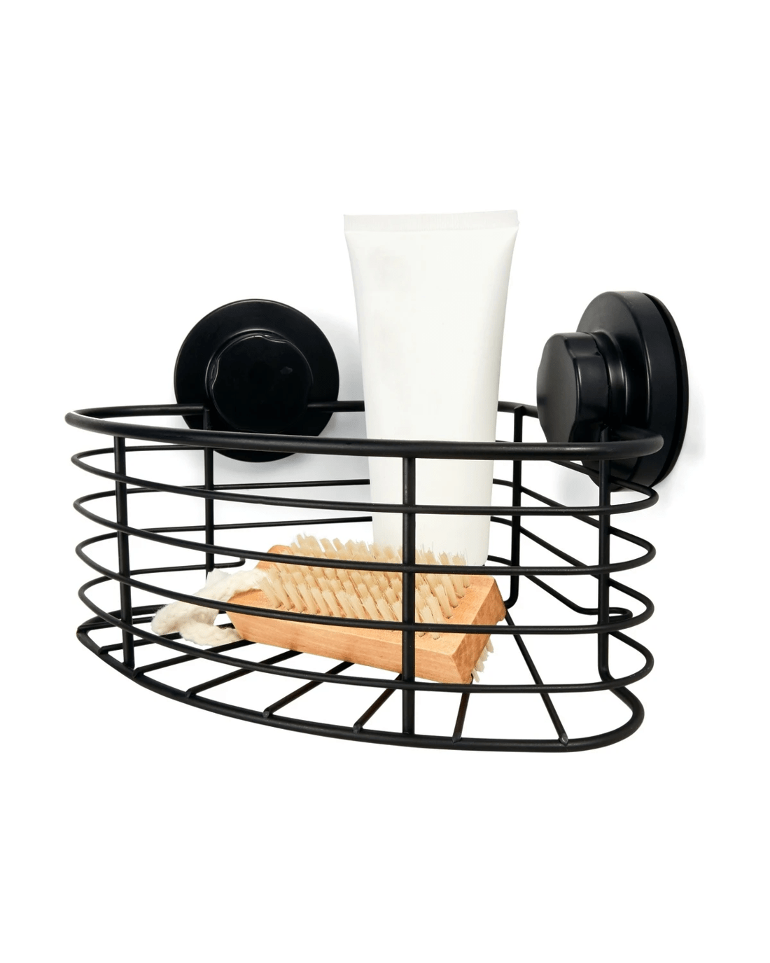 1 Black Suction Corner Caddy, 1 of 7