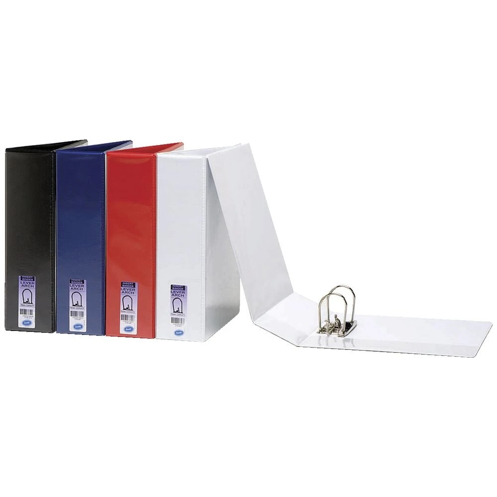 2 Bantex A4 Insert Lever Arch Binder 70mm White, 2 of 2