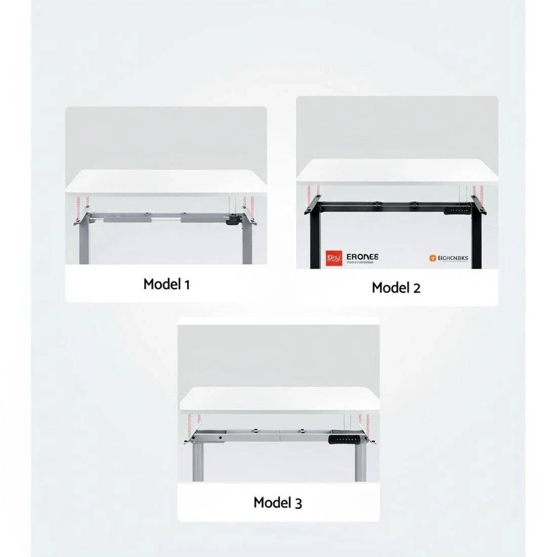 6 Artiss Standing Desk Top  120CM - White, 6 of 6