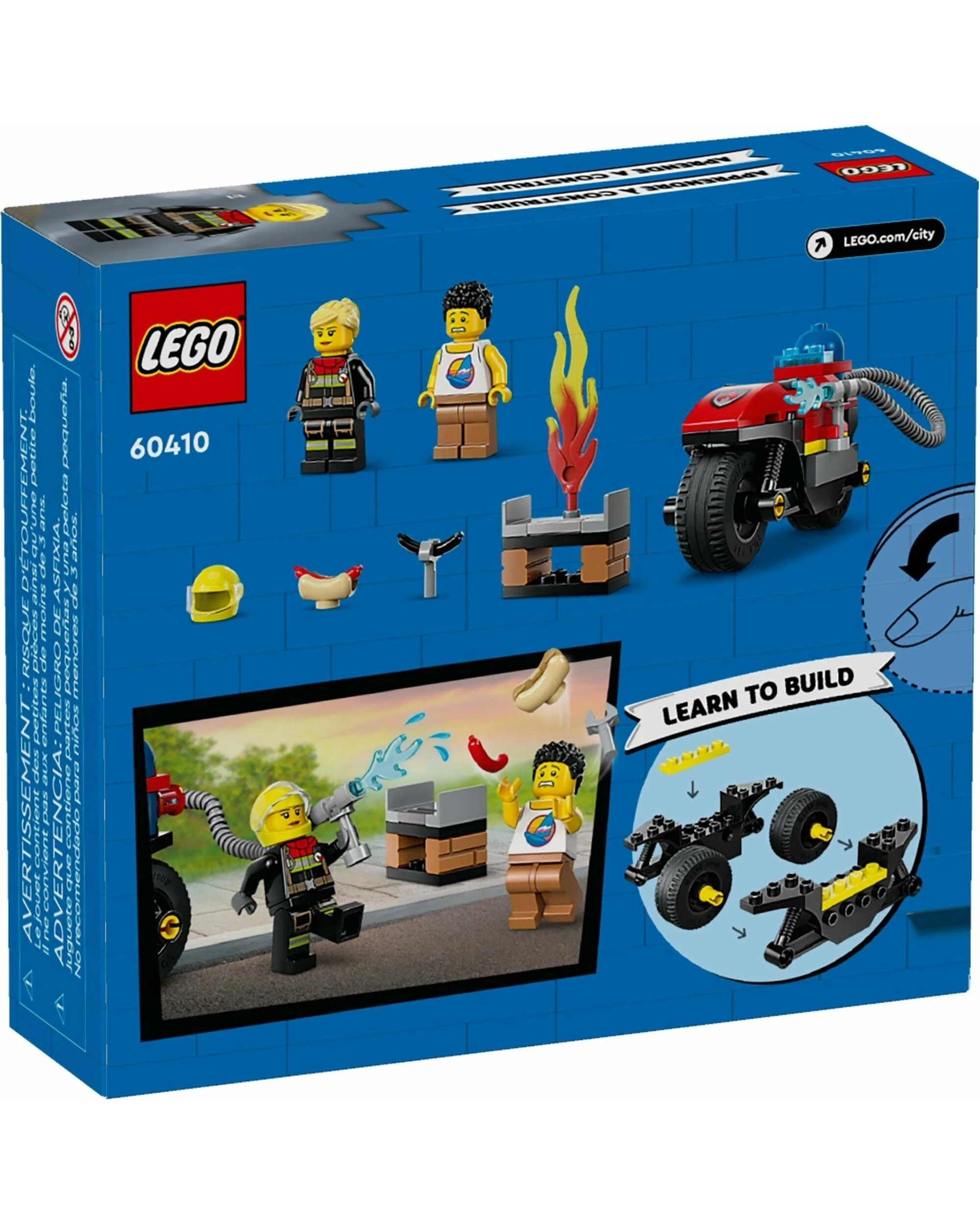 4 LEGO City Fire Rescue Motorcycle 60410, 4 of 5