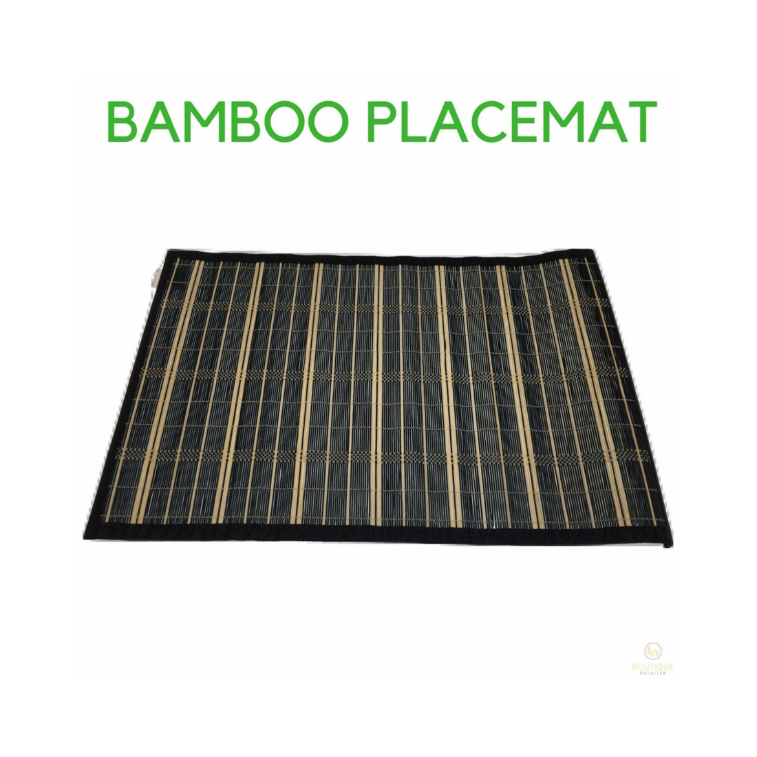 5 BR Home Bamboo Placemats for Dinner Table Decor, 5 of 6