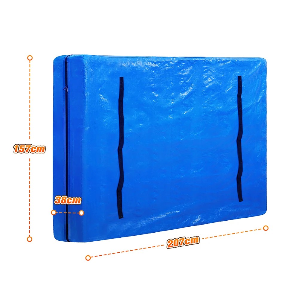 2 MOBI Mattress Bag Easy Moving Waterproof Protector Dust Cover Queen Size - Blue, 2 of 6