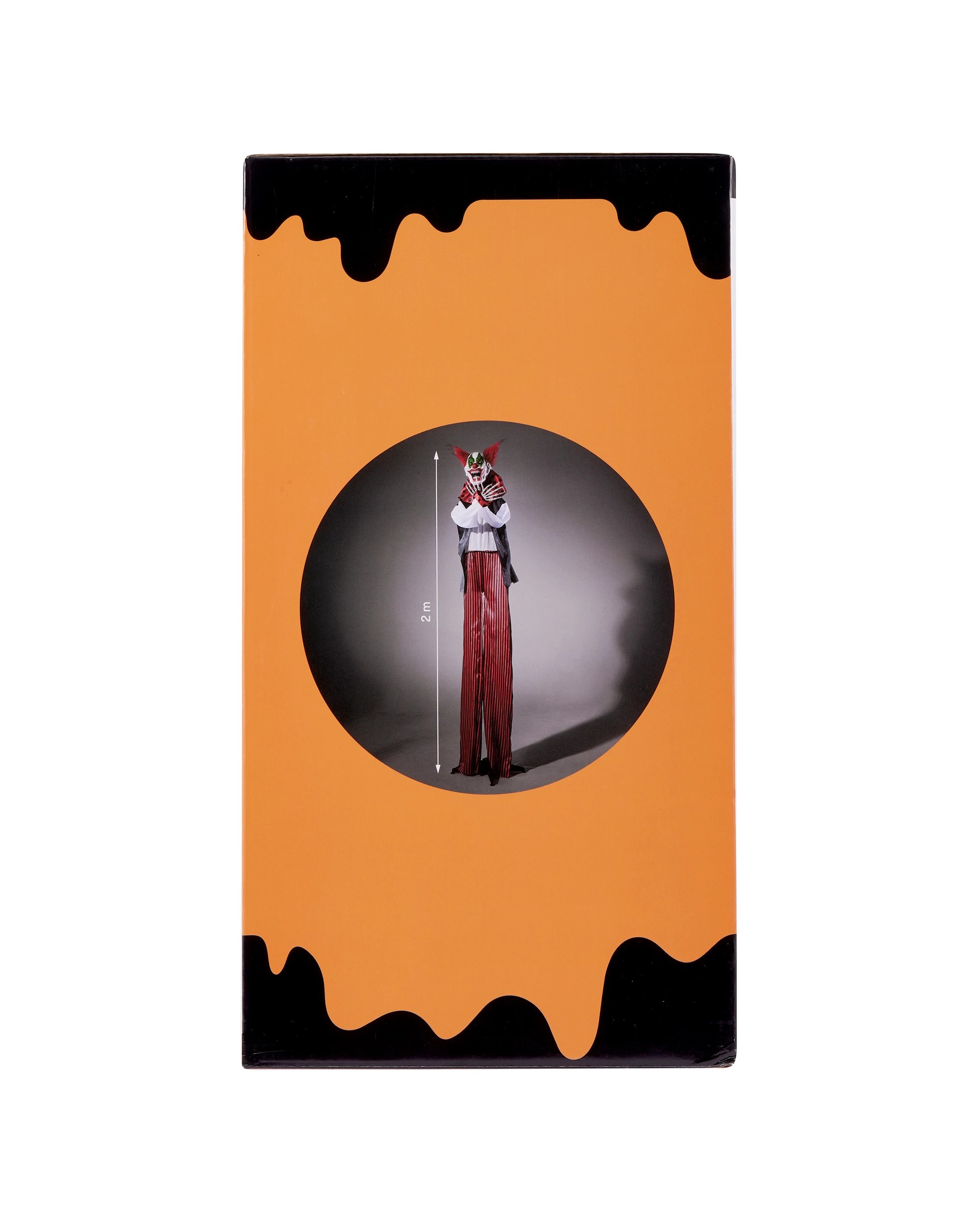 10 Battery Operated LED Light Up Standing Spooky Clown, 10 of 10
