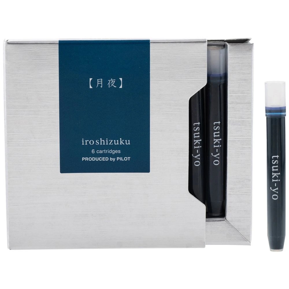 1 Iroshizuku Fountain Pen Ink Cartridge Moonlight 6Pk, 1 of 3