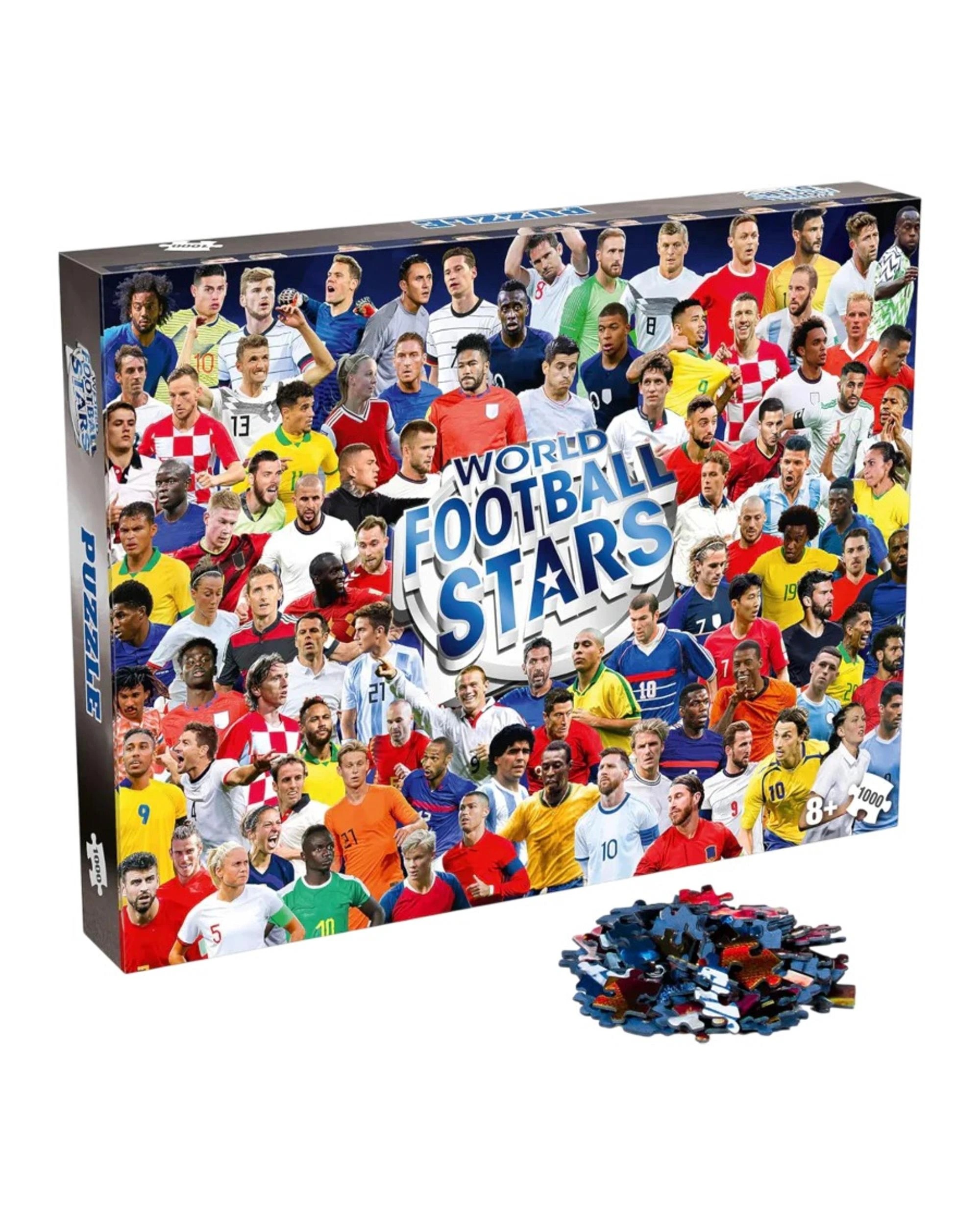 3 Winning Moves World Football Stars 1000 Piece Jigsaw Puzzle, 3 of 4
