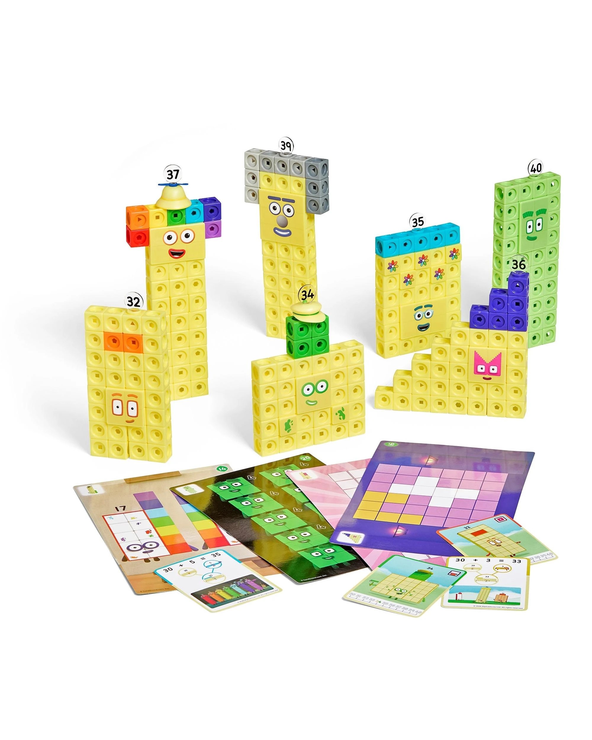 3 Hand2Mind Numberblocks Mathlink Cubes 31 to 40 Activity Set, 3 of 9