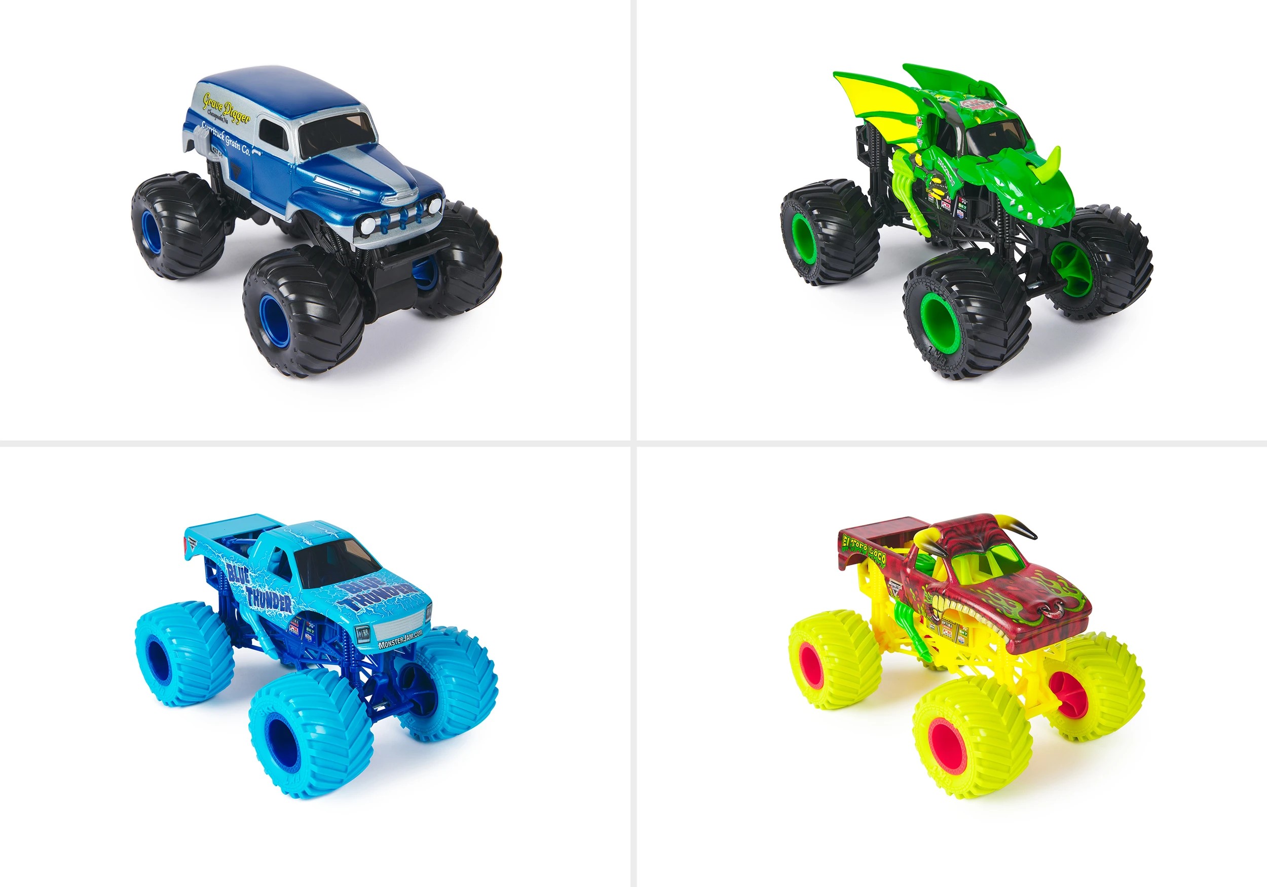5 Monster Jam 1:24 Die Cast Monster Truck - Assorted, 5 of 8