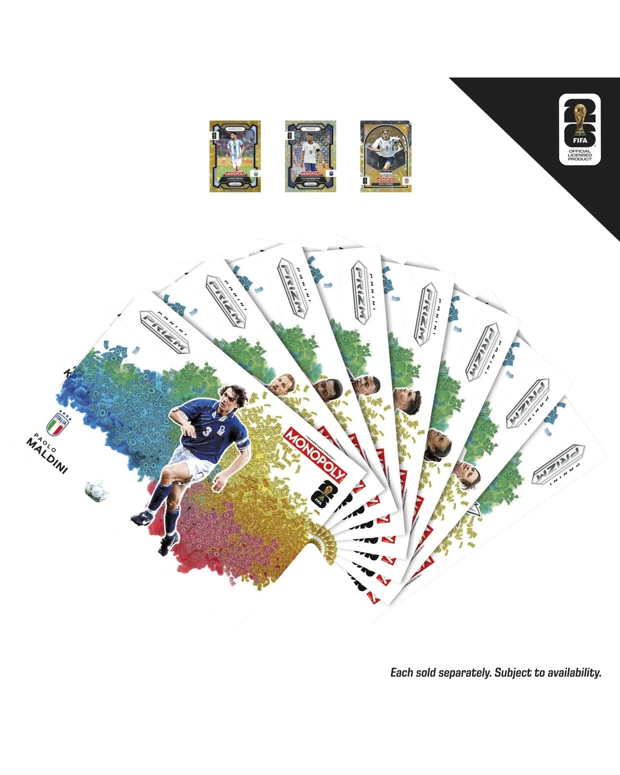 6 Monopoly Panini Prizm: FIFA World Cup Edition Board Game, 6 of 8