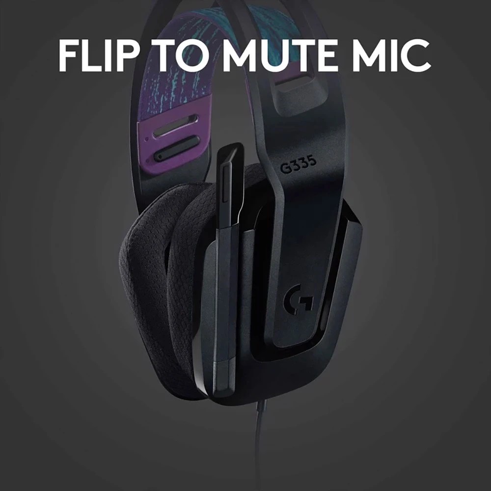 4 Logitech G335 Wired Gaming Headset - Black, 4 of 5