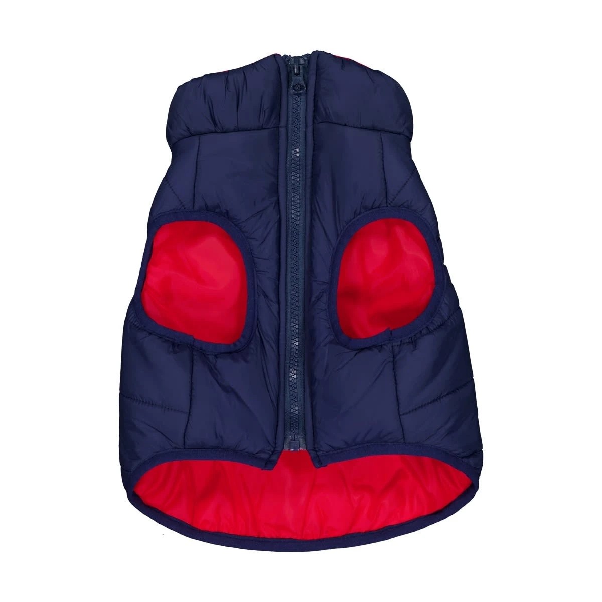 6 Pet Puffer Jacket - Medium, Navy, 6 of 10