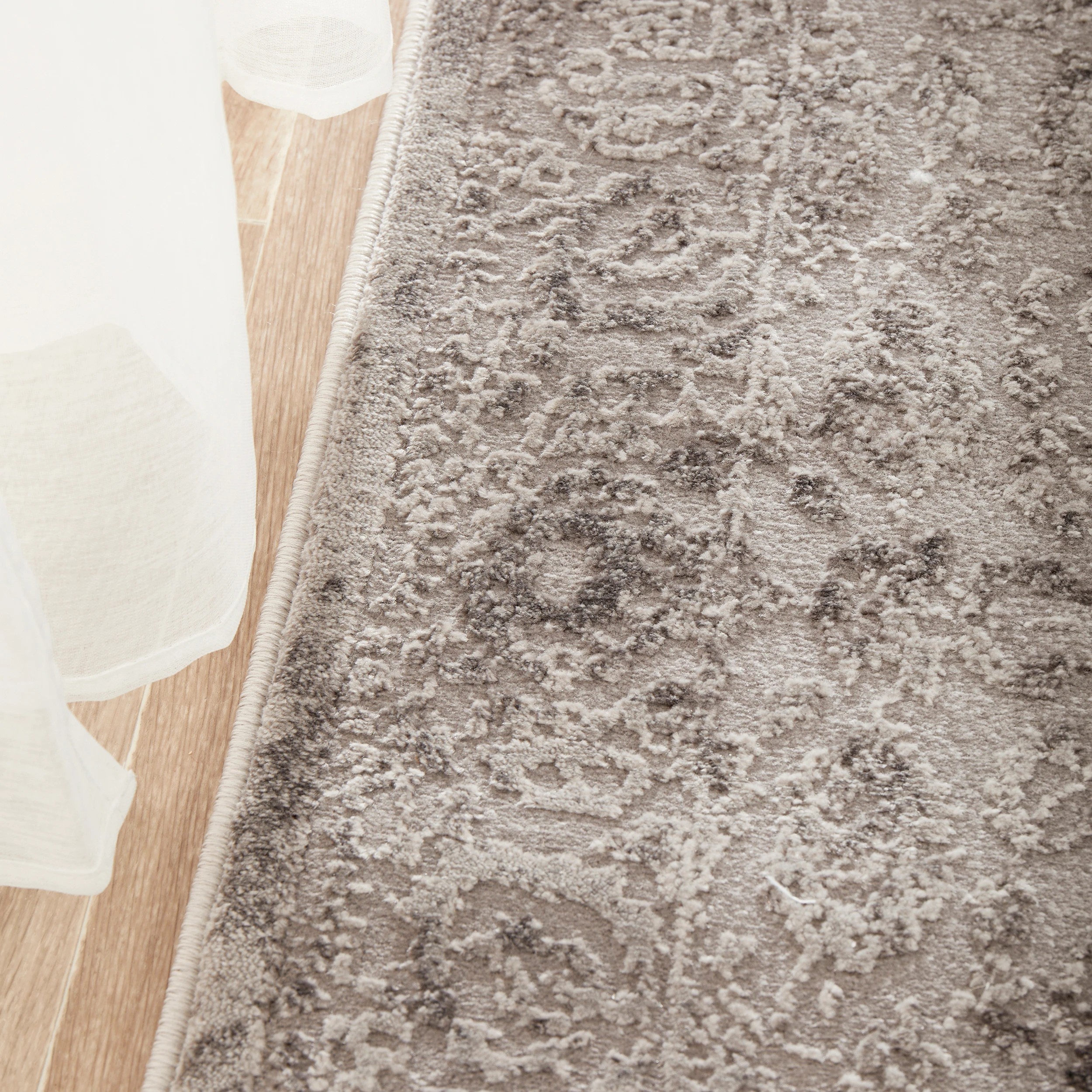 4 Common Ground Rugs Grandeur 111 Runner 300x80 cm Rug - Silver, 4 of 6
