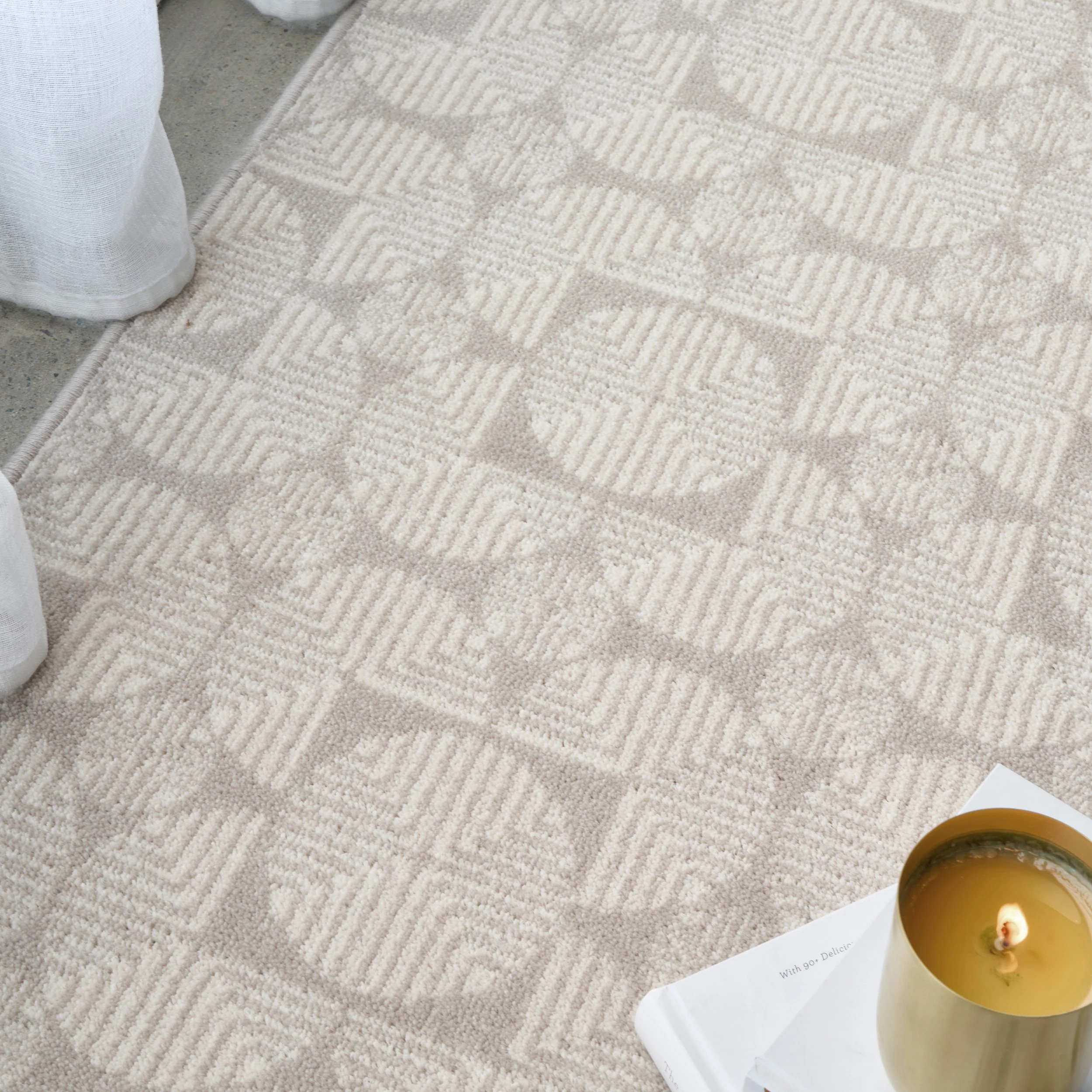 3 Common Ground Rugs Bohemia Niko Nz Wool Pile-230x160 cm Rug - Silver, 3 of 7