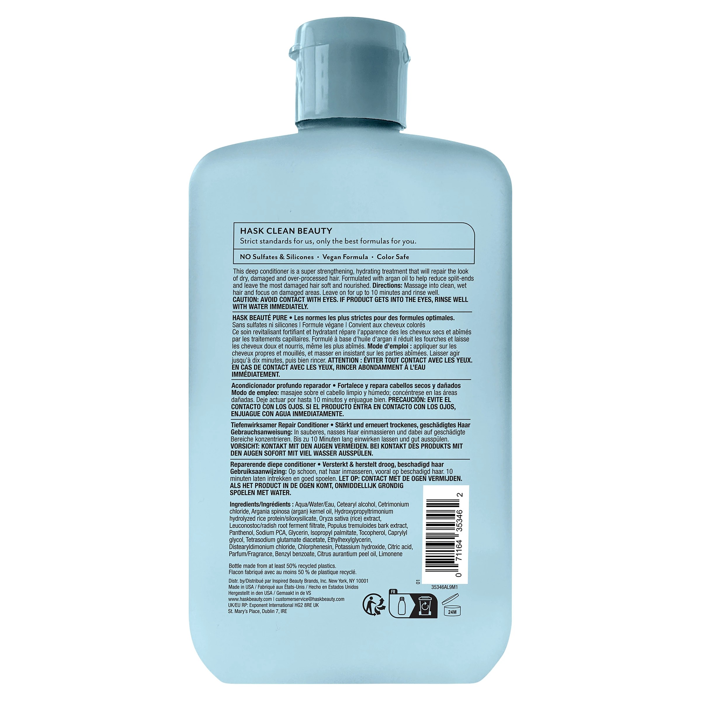 2 HASK Argan Oil Repairing Deep Conditioner 236ml - Multi, 2 of 8