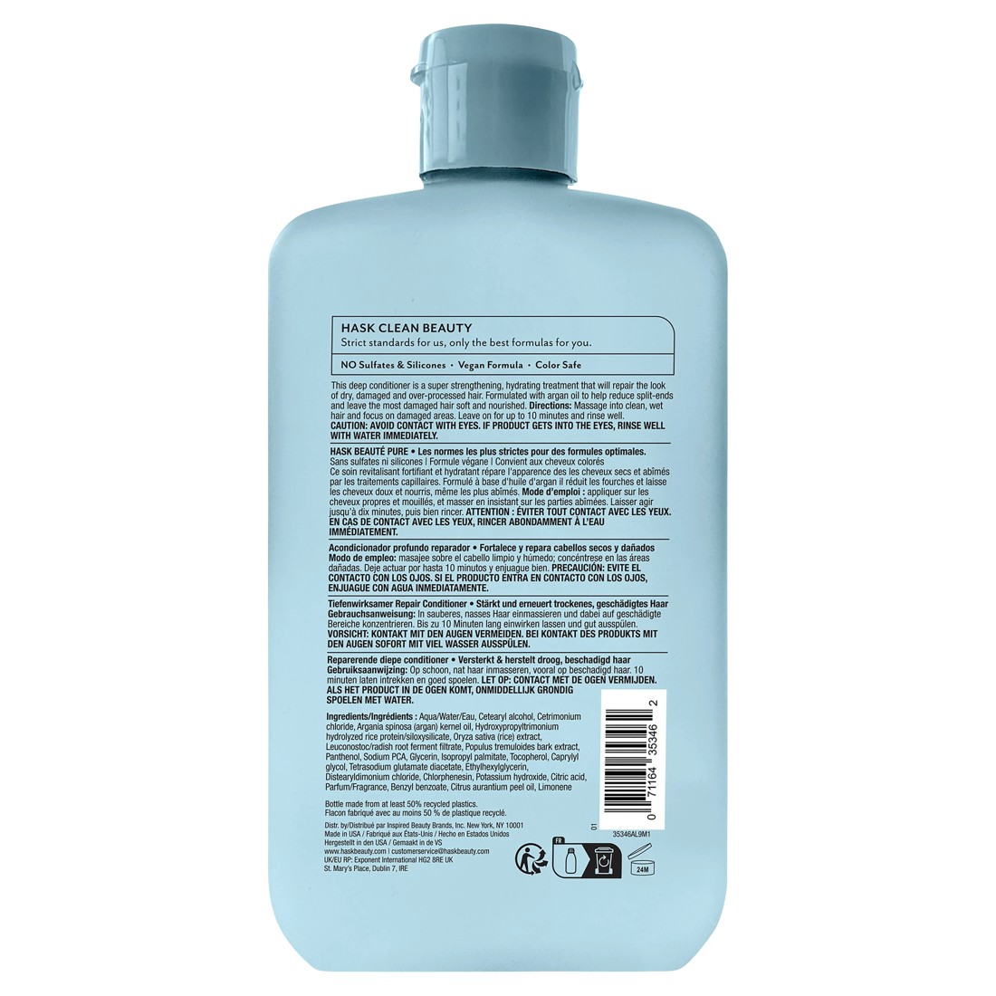 2 HASK Argan Oil Repairing Deep Conditioner 236ml, 2 of 8