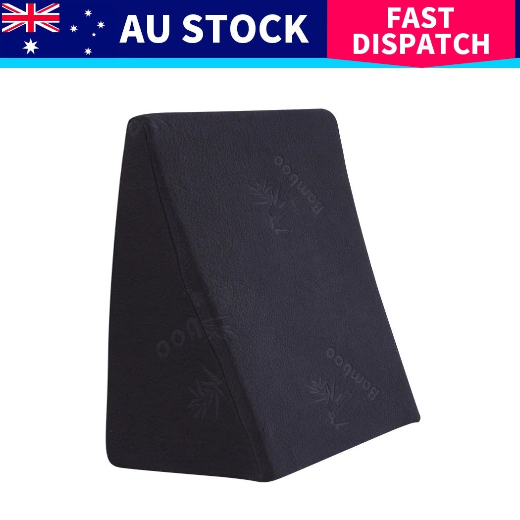 10 Dreamz 2 Pcs Dreamz Cool Gel Memory Foam Wedge Pillow With Cover 30Cm In Height x2, 10 of 10