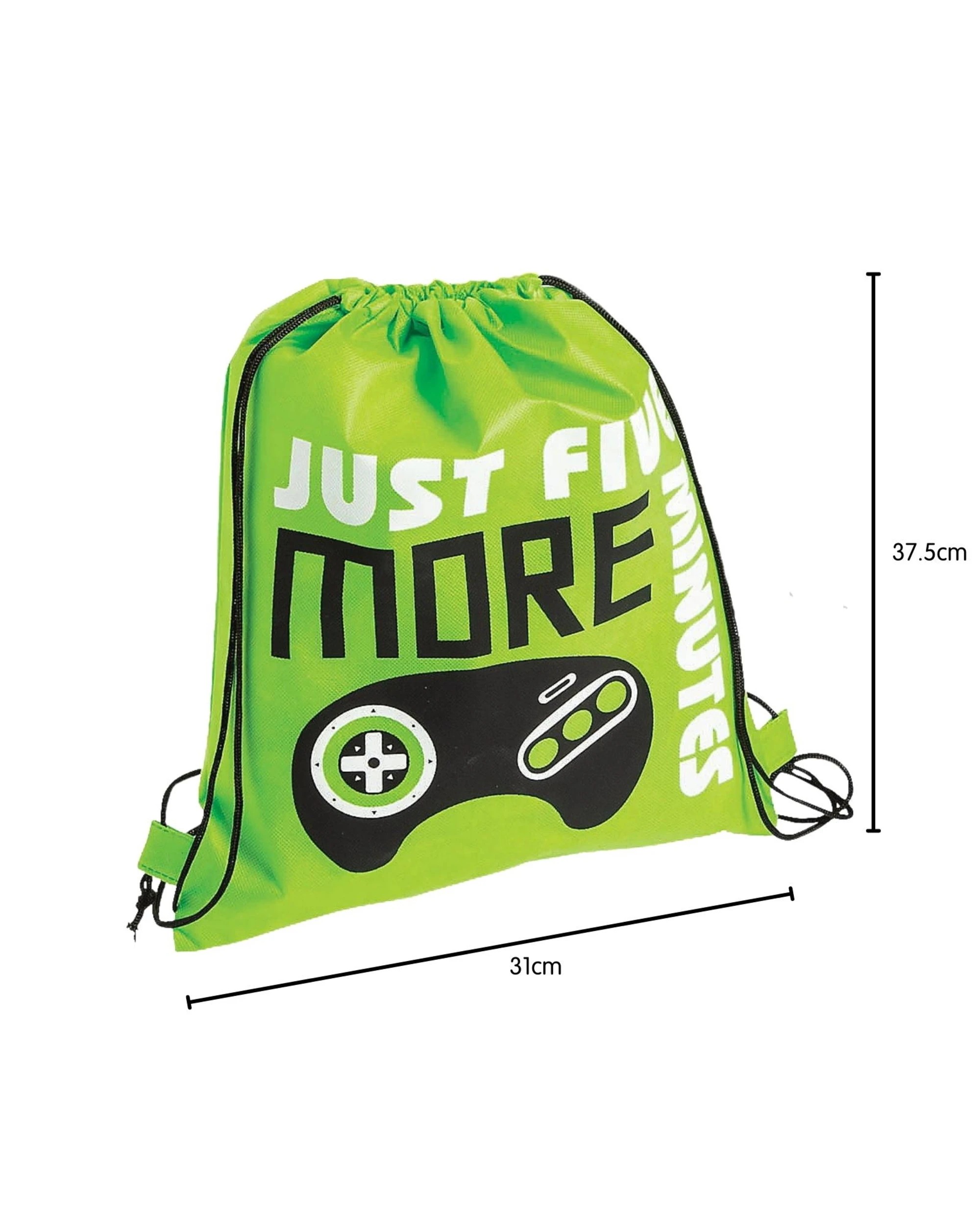 2 Partyrama Gamer Drawstring Bags Pack of 12, 2 of 2