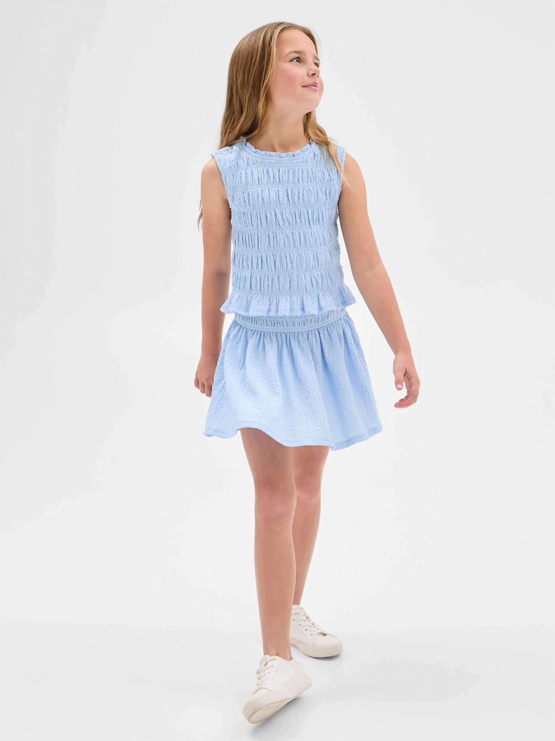 1 Target Textured Knit Skort TIDAL BLUE, 1 of 4