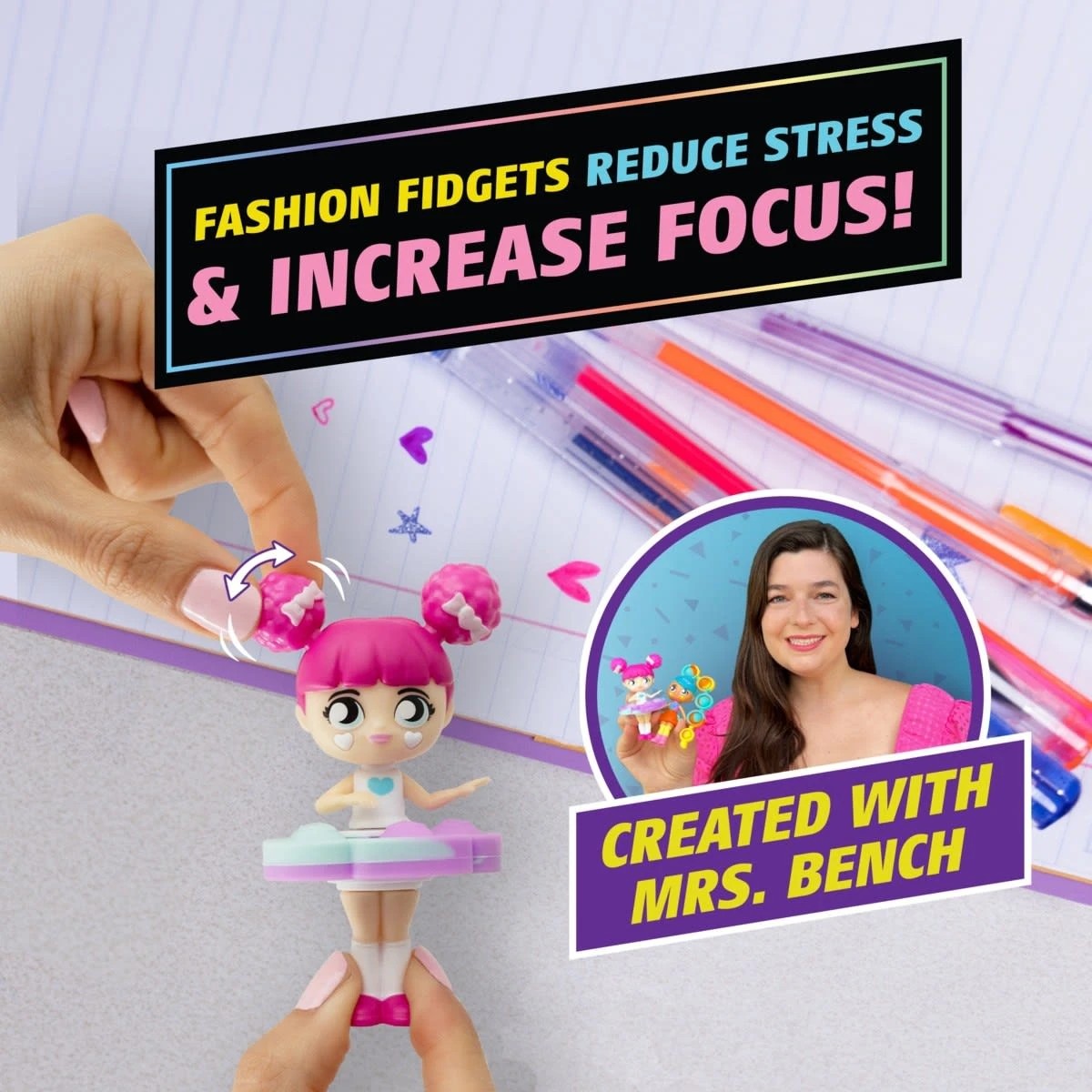 2 Fashion Fidgets - Assorted, 2 of 4