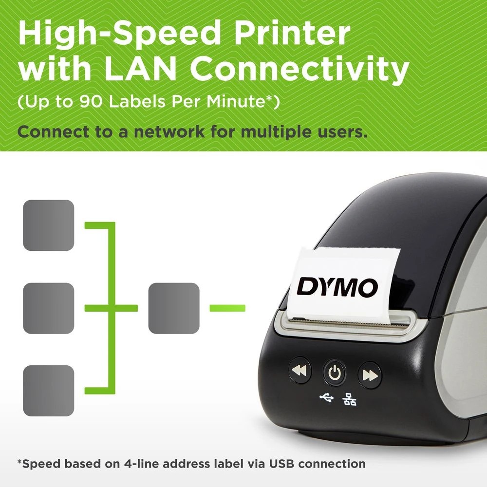 6 DYMO LabelWriter 550 Turbo Label Printer, 6 of 7