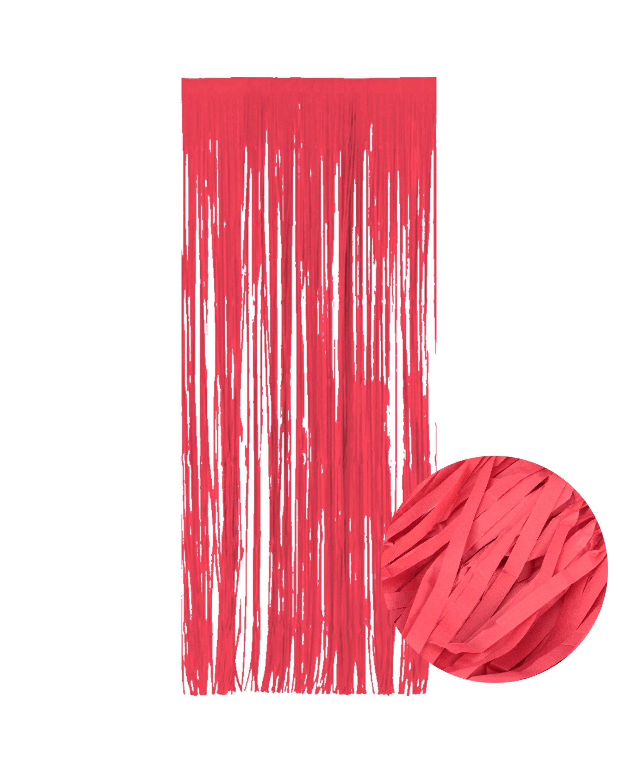 1 Artwrap Paper Backdrop Curtain 100cm x 200cm - Red, 1 of 4