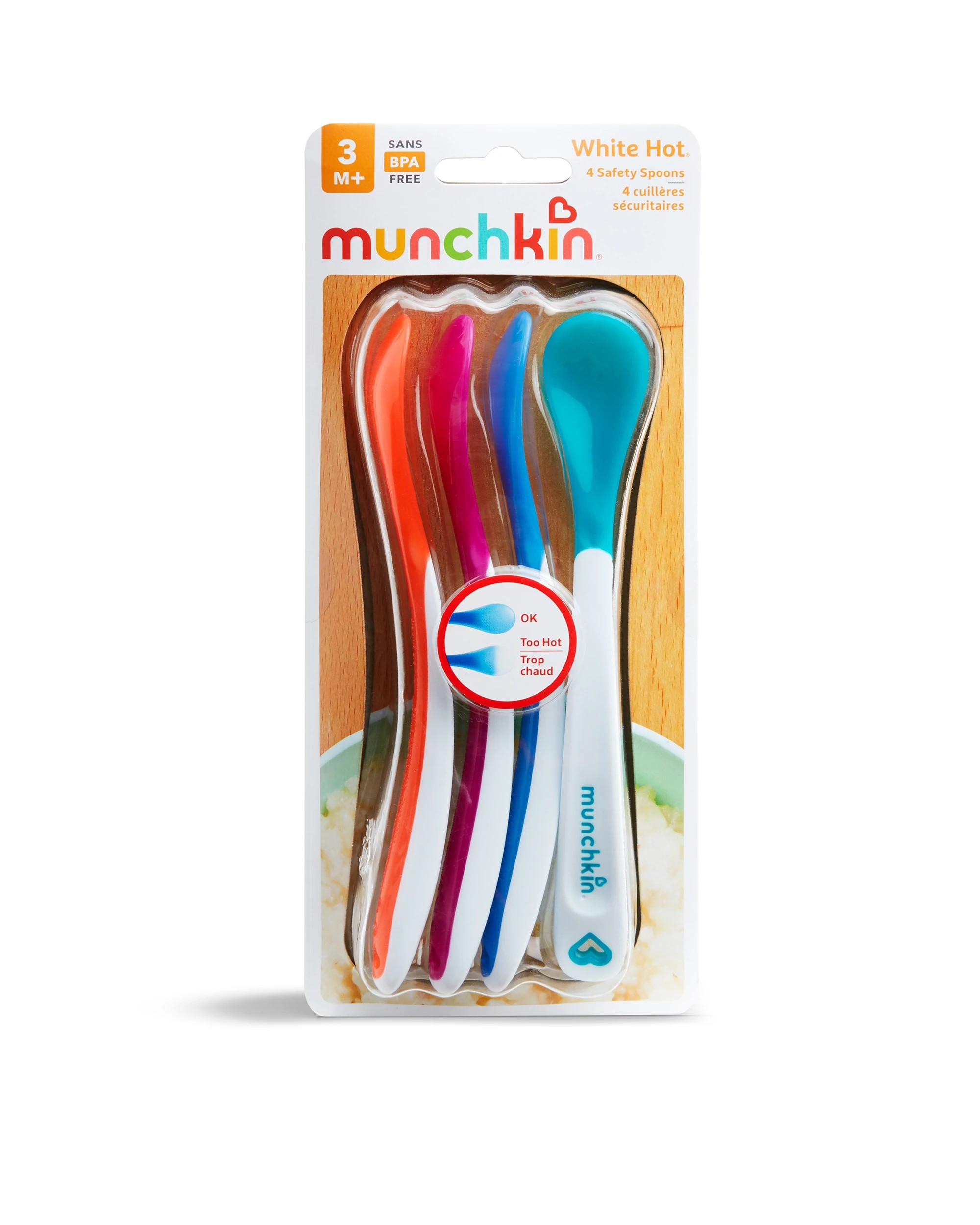7 Munchkin White Hot Infant Safety Spoons - 4Pk - Multi, 7 of 7