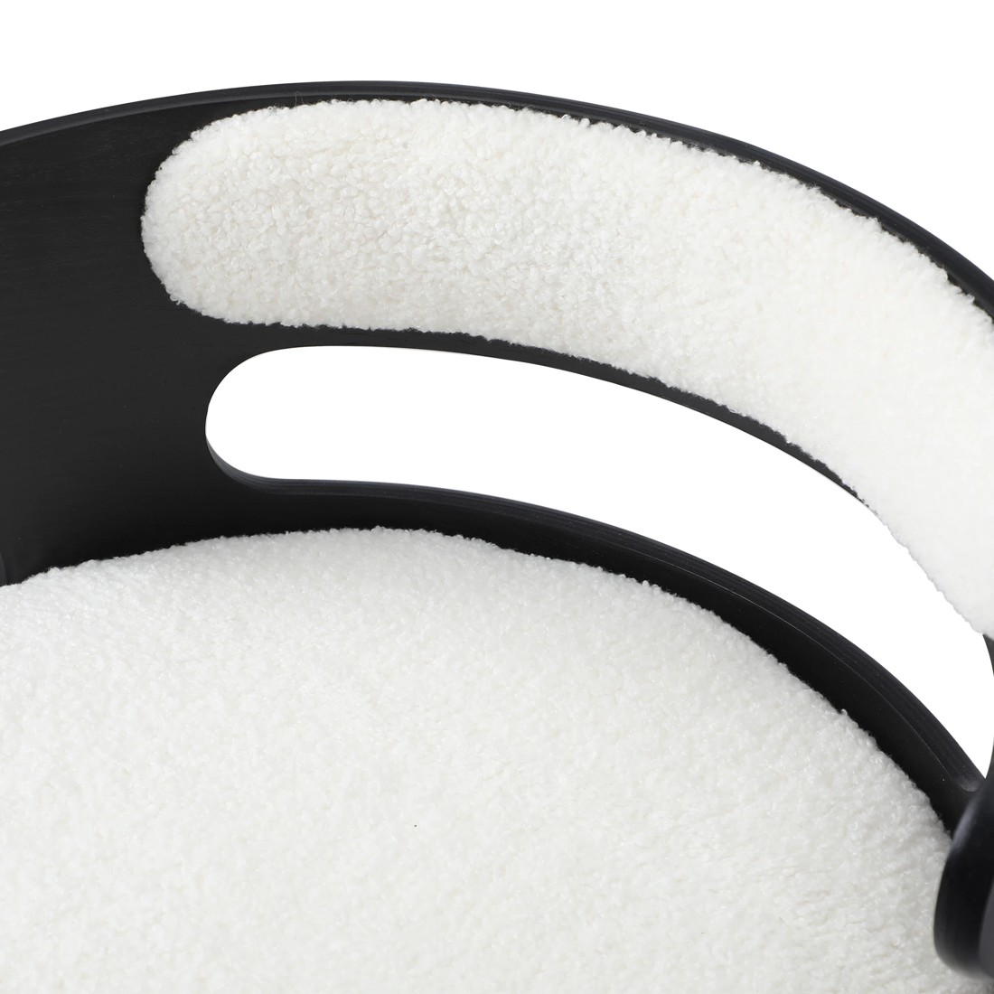 8 Oikiture 4x Bar Stools Kitchen Gas Lift Swivel Chairs Stool Wooden Boucle
 - White, 8 of 9