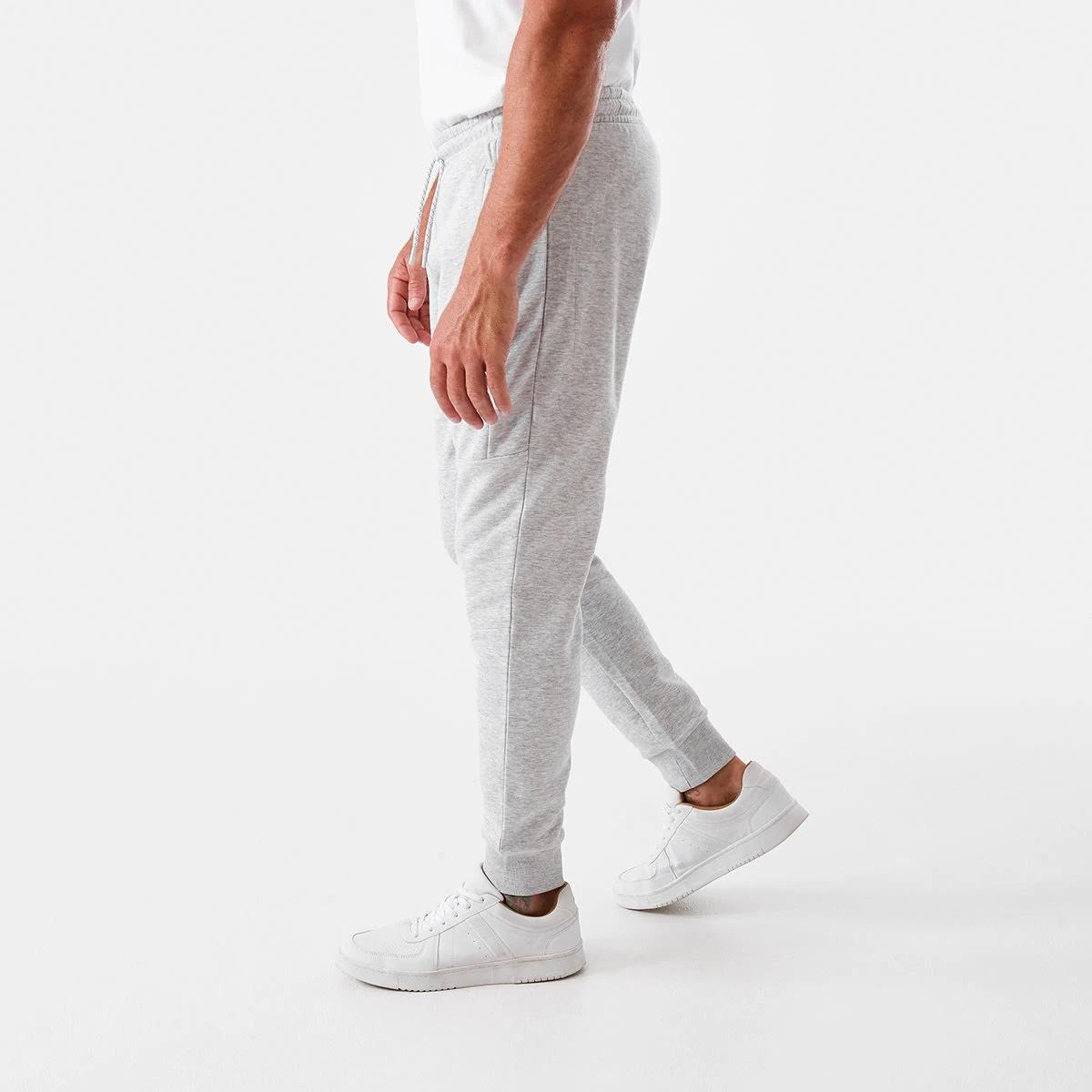 2 Active Mens Panel Trackpants Grey Marl, 2 of 6