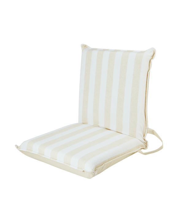 Towelling Recliner - Natural Stripe