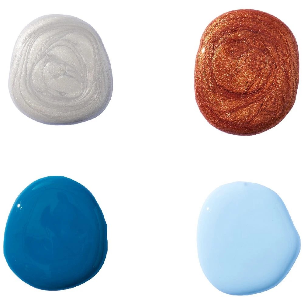 4 Born Pre-Mixed Acrylic Pouring Paint Set Stormy Nights 4 Pack, 4 of 4